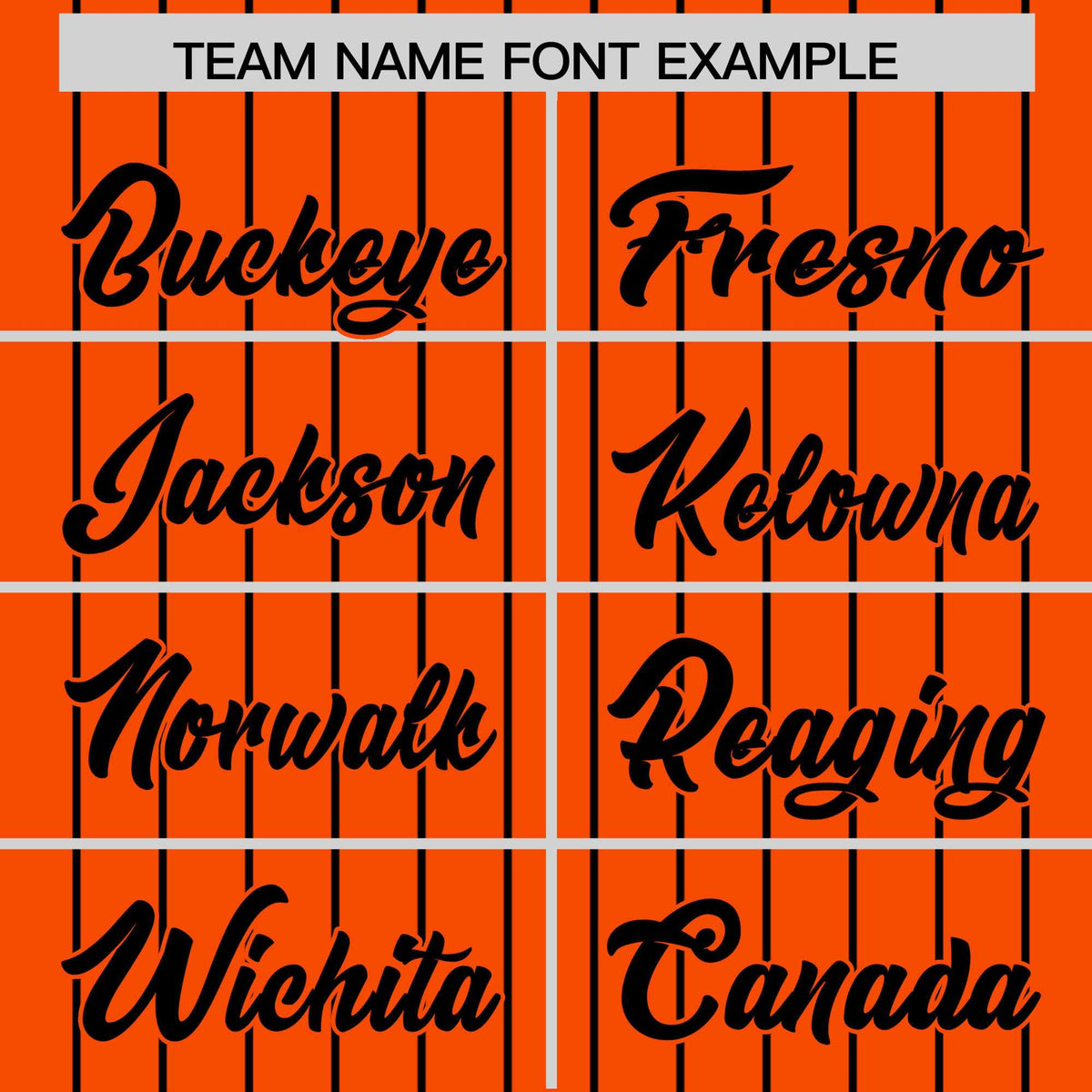 Custom Orange Black Pinstripe Personalized Two-Tone Authentic Baseball Jersey