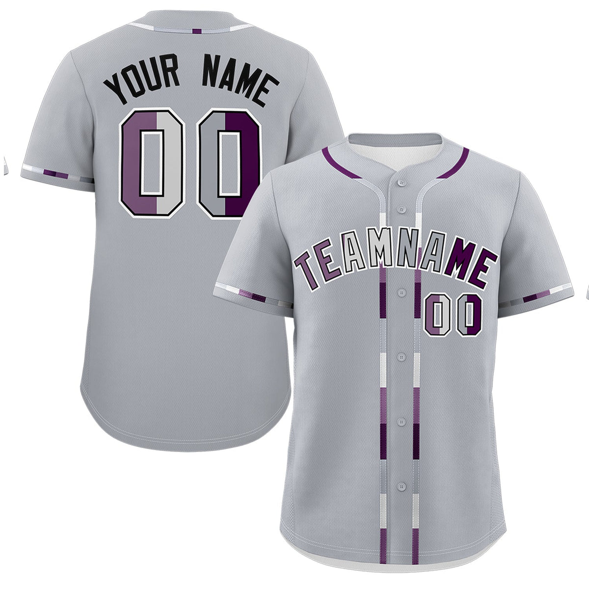 Custom Gray Genderless For Pride Month Classic Style Baseball Jersey| KXKSHOP