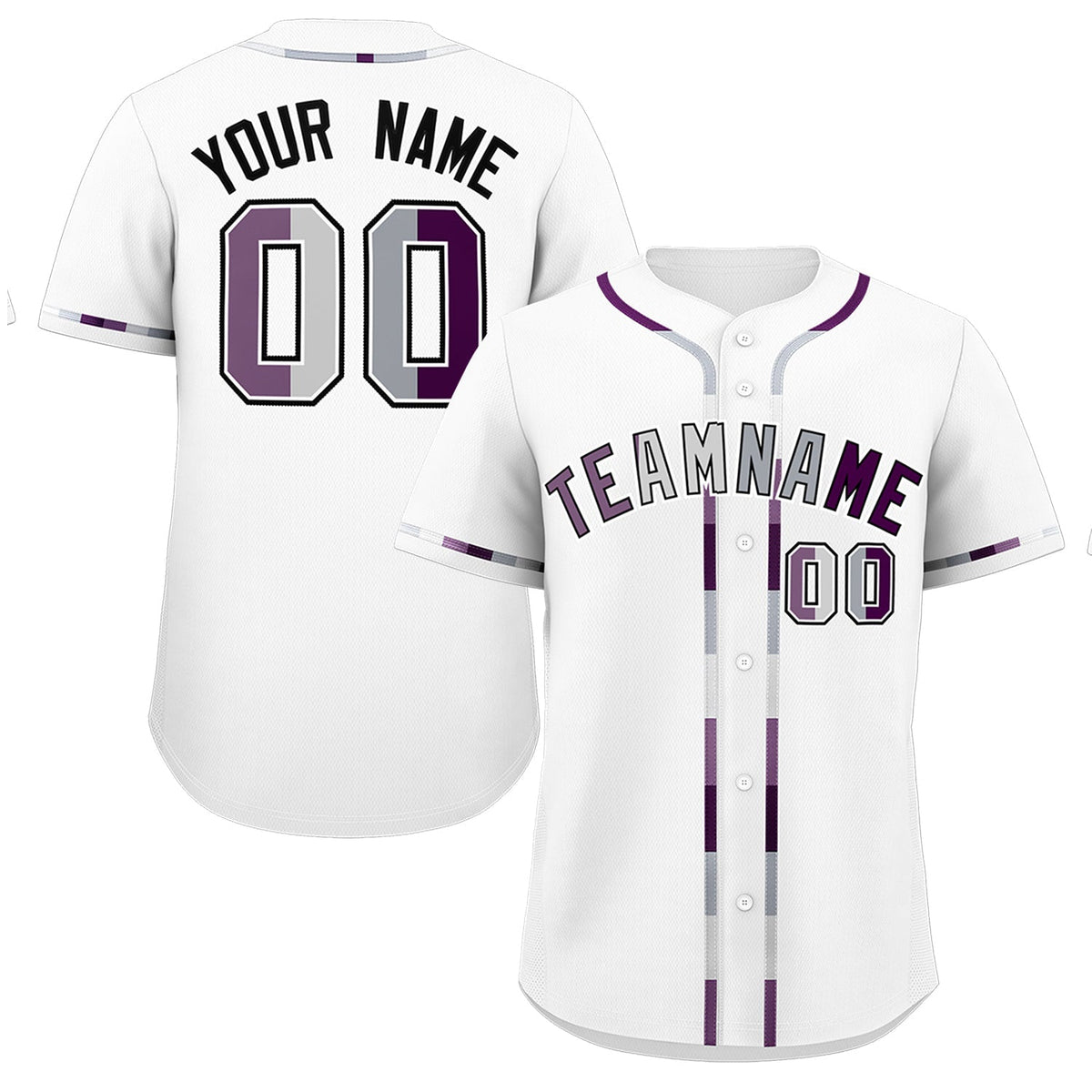Custom White Genderless For Pride Month Classic Style Baseball Jersey| KXKSHOP