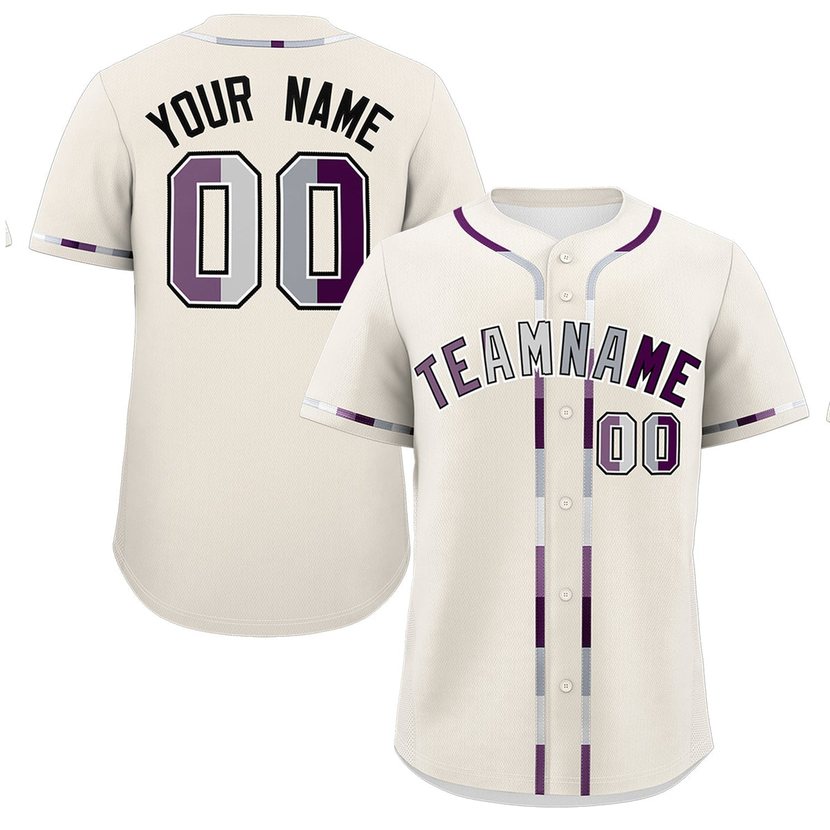 Custom Cream Genderless For Pride Month Classic Style Baseball Jersey| KXKSHOP