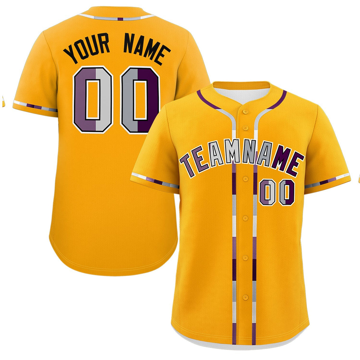Custom Yellow Genderless For Pride Month Classic Style Baseball Jersey| KXKSHOP