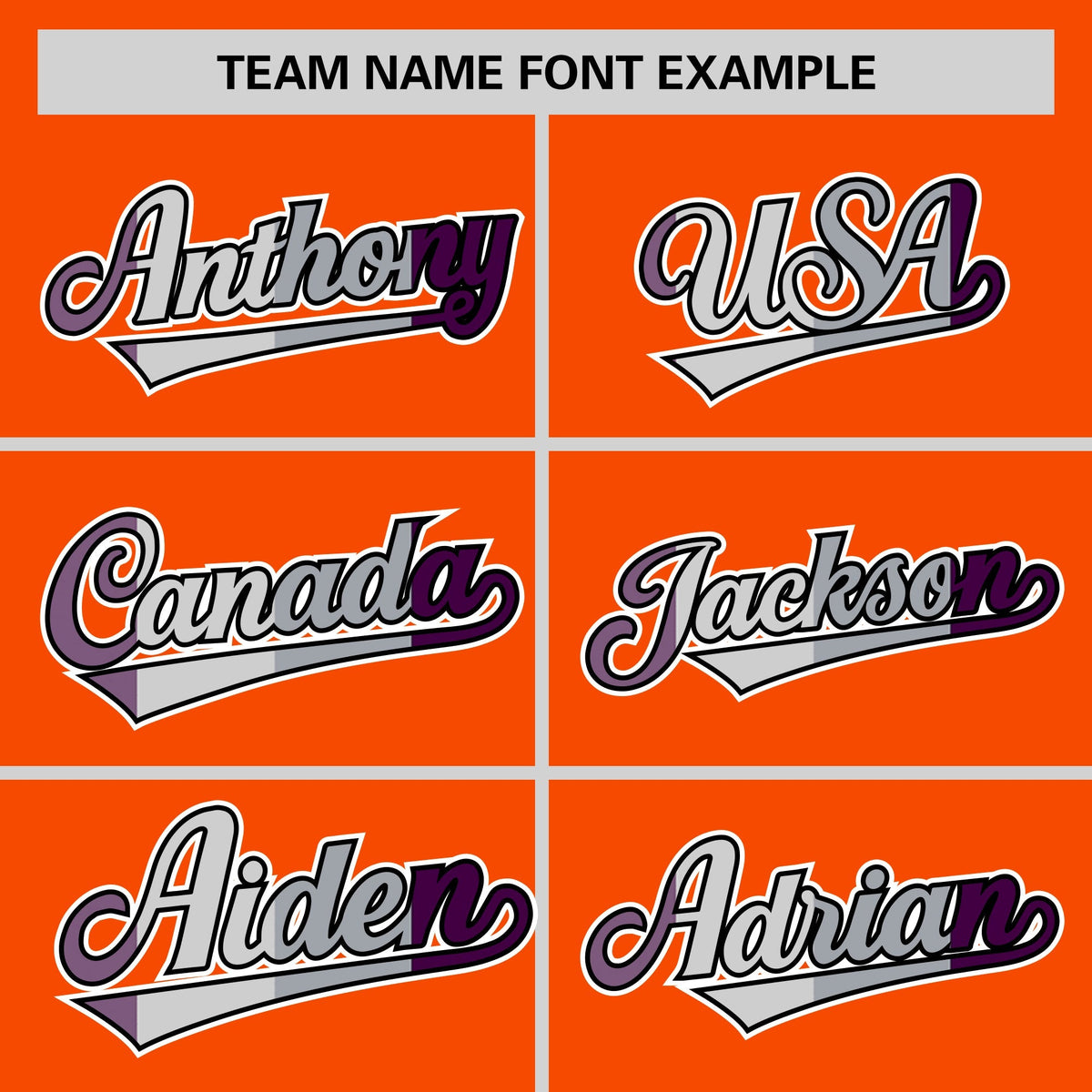 Custom Orange Purple Genderless For Pride Month Classic Style Baseball Jersey| KXKSHOP