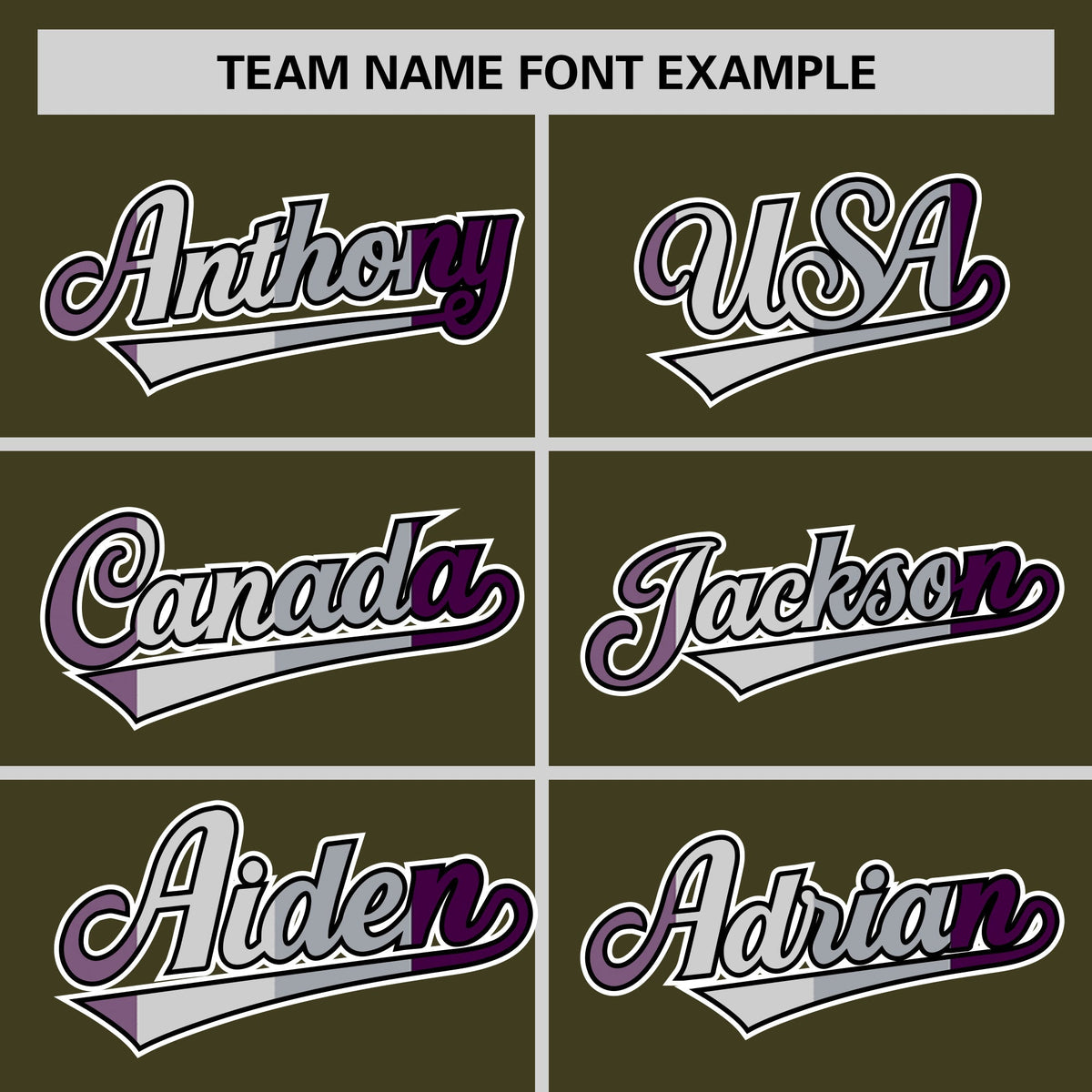 Custom Olive Purple Genderless For Pride Month Classic Style Baseball Jersey| KXKSHOP