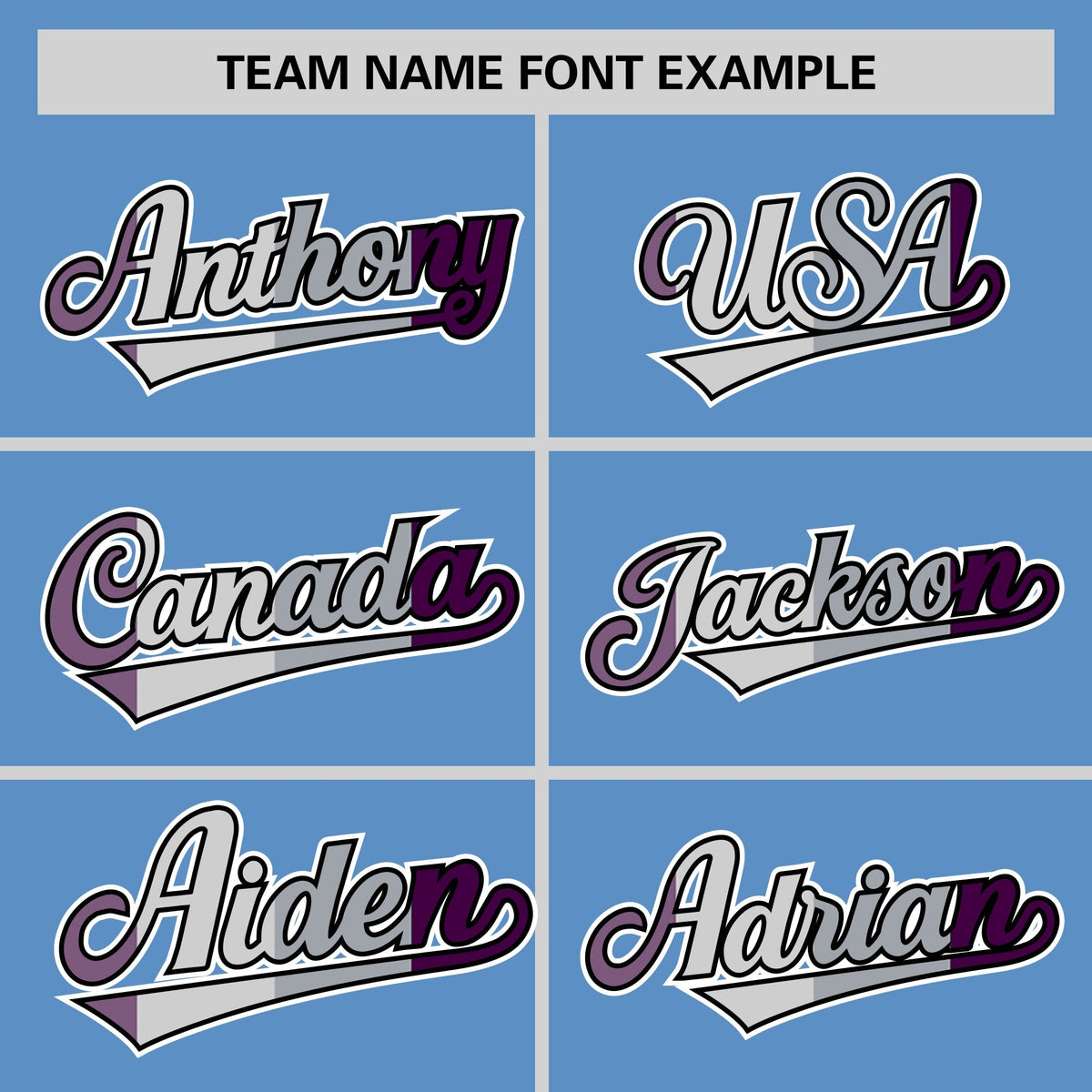 Custom Light Blue Purple Genderless For Pride Month Classic Style Baseball Jersey| KXKSHOP