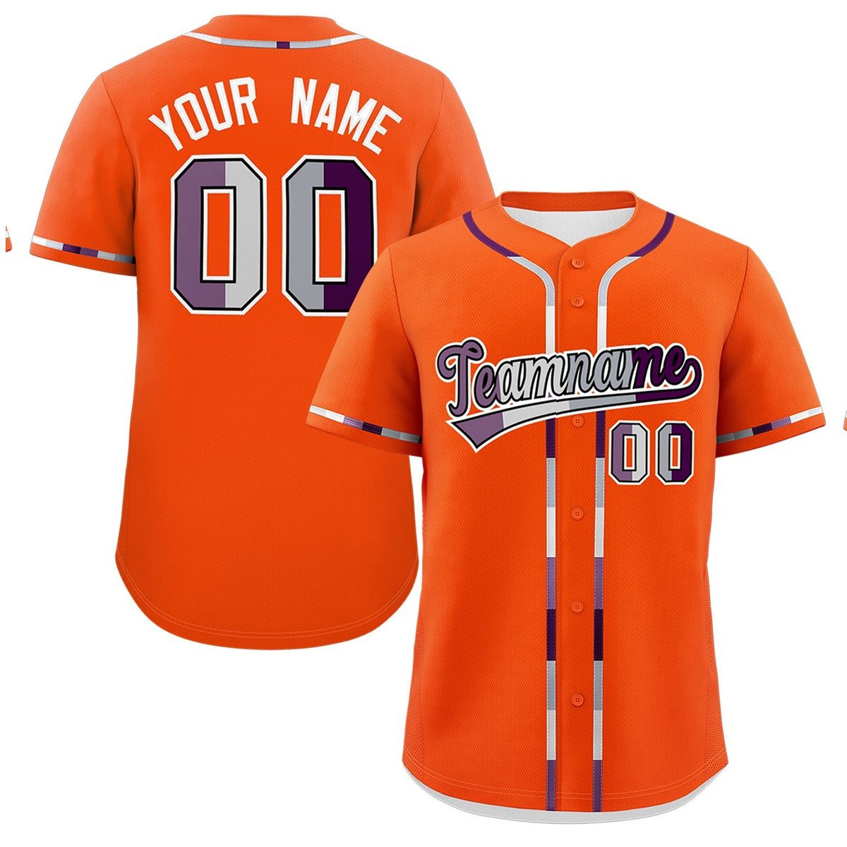 Custom Orange Genderless For Pride Month Classic Style Baseball Jersey| KXKSHOP