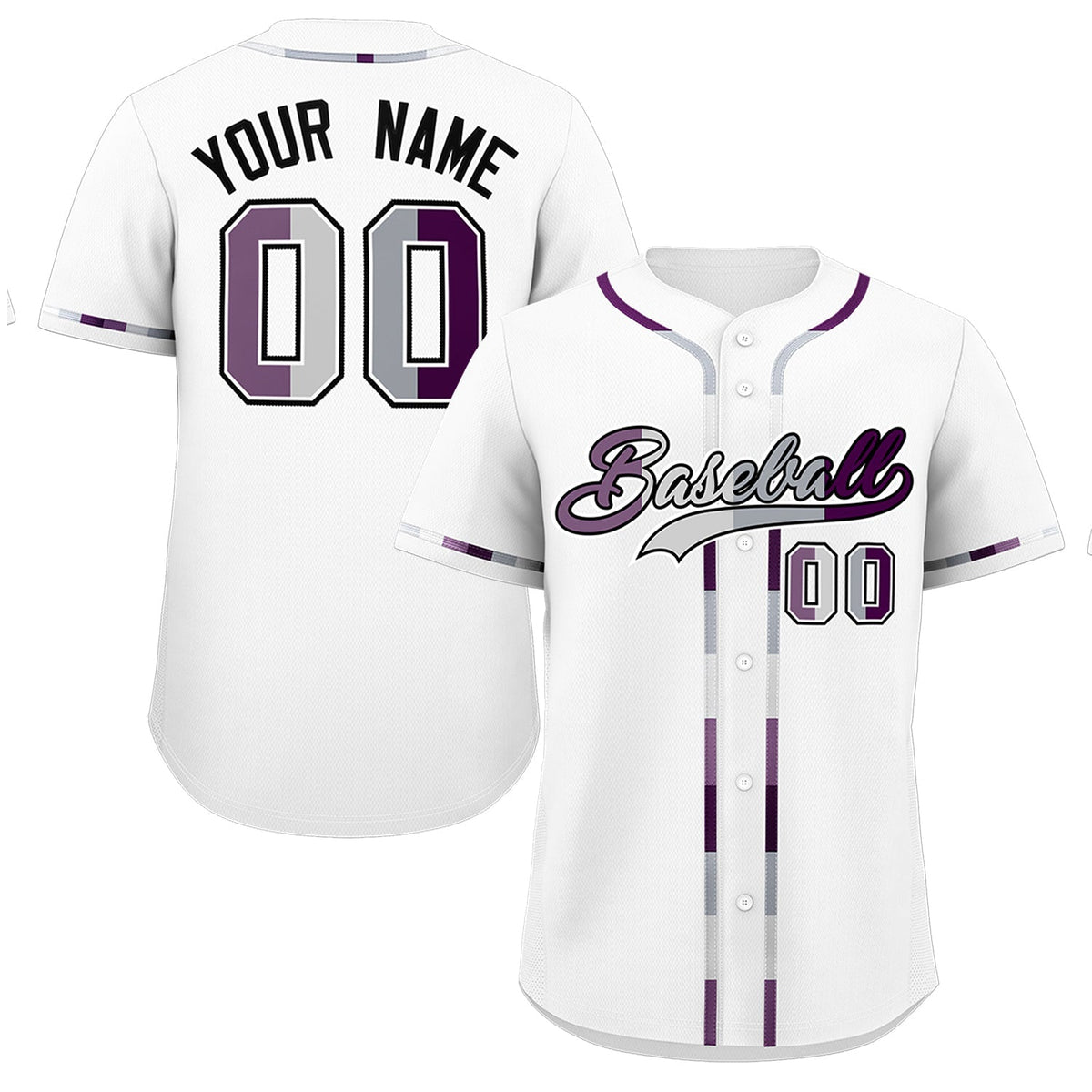 Custom White Genderless For Pride Month Classic Style Baseball Jersey| KXKSHOP