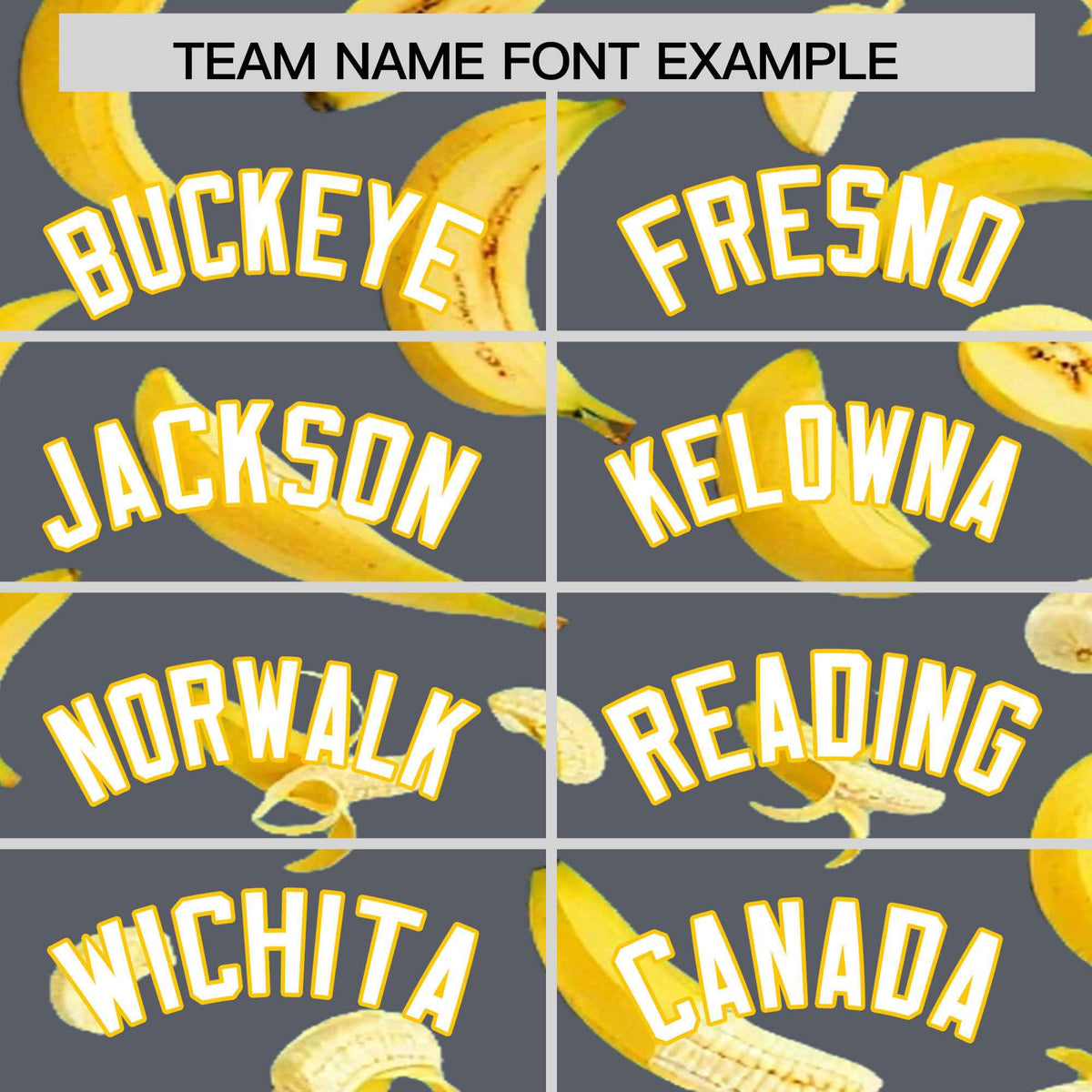 Custom Gray Banana Graffiti Pattern Fashion Authentic Baseball Jersey | Graffiti Pattern | Embroidery&amp;Dye-sublimation printing | KXKSHOP