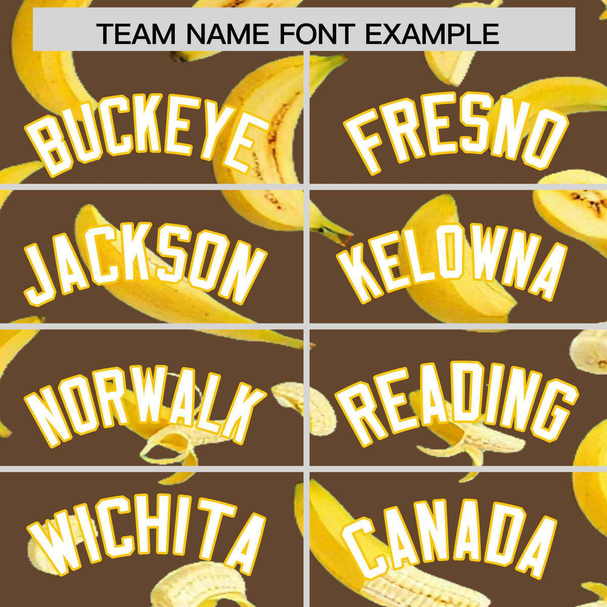 Custom Light Brown Banana Graffiti Pattern Fashion Authentic Baseball Jersey | Graffiti Pattern | Embroidery&amp;Dye-sublimation printing | KXKSHOP