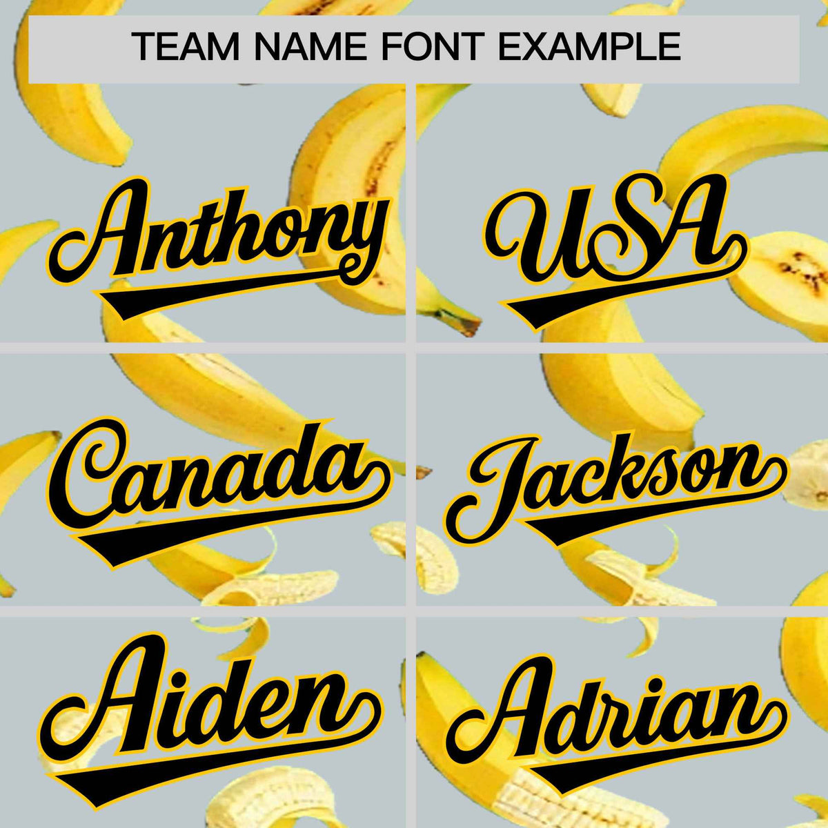 Custom Silver Banana Graffiti Pattern Fashion Authentic Baseball Jersey | Graffiti Pattern | Embroidery&amp;Dye-sublimation printing | KXKSHOP