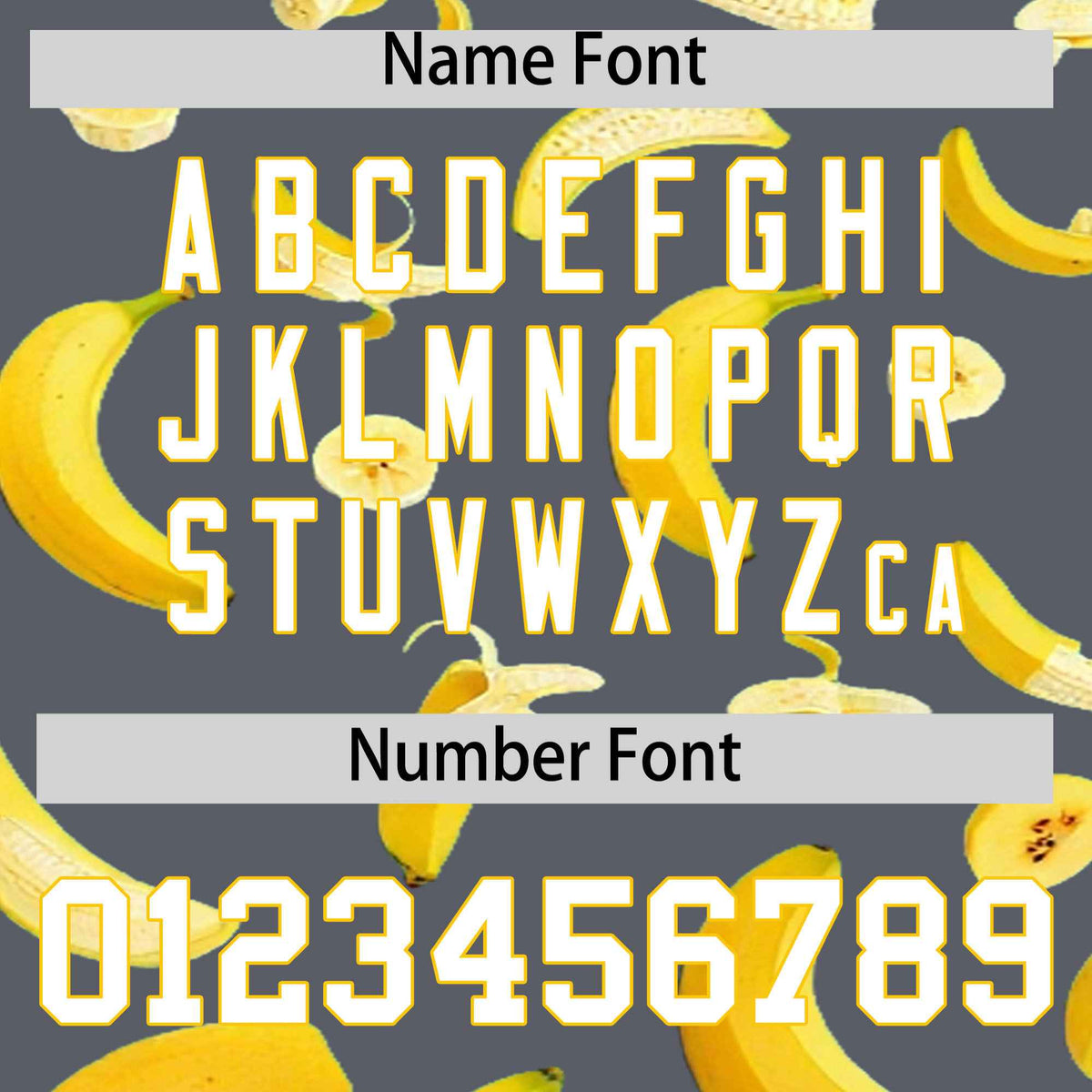 Custom Gray Banana Graffiti Pattern Fashion Authentic Baseball Jersey | Graffiti Pattern | Embroidery&amp;Dye-sublimation printing | KXKSHOP