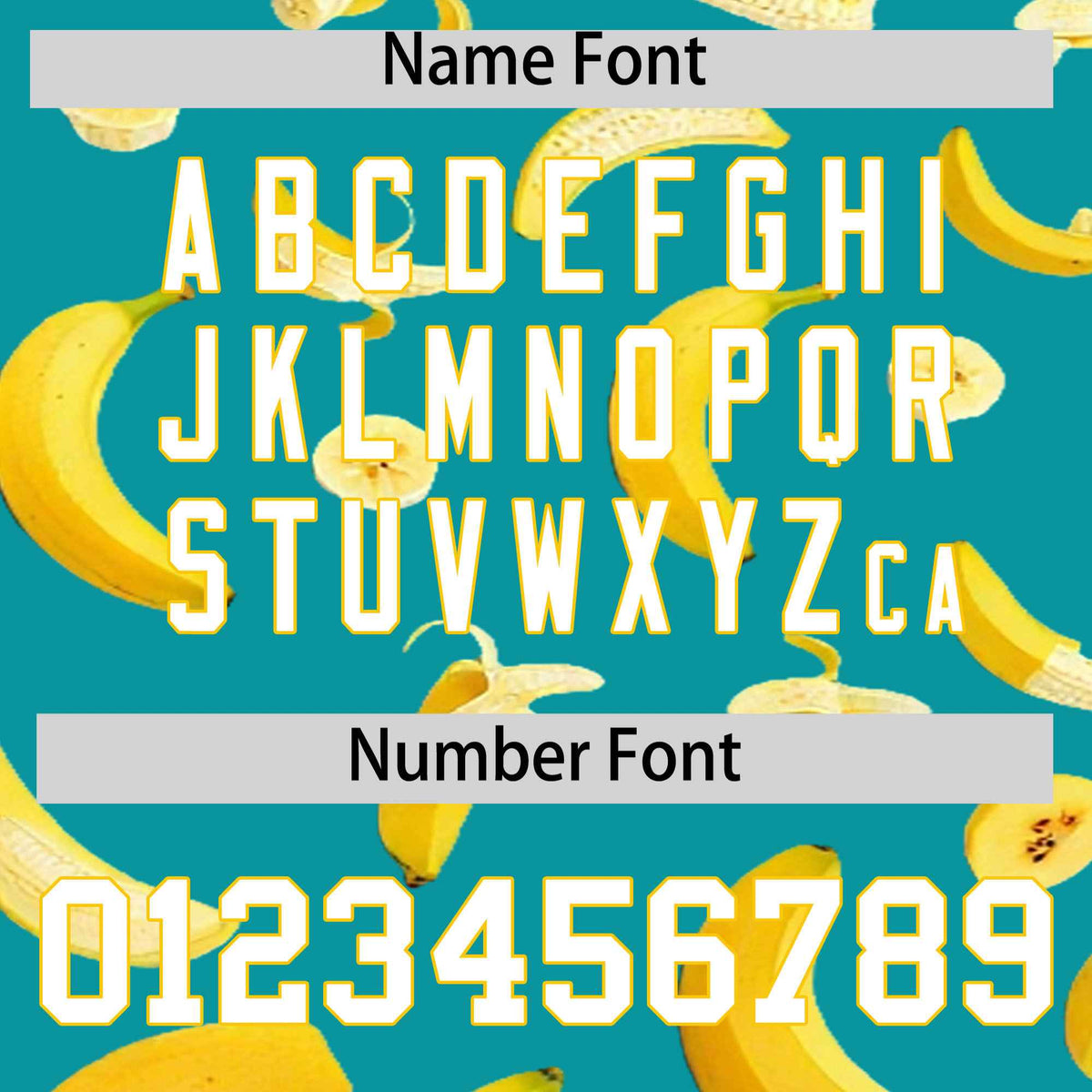 Custom Aqua Banana Graffiti Pattern Fashion Authentic Baseball Jersey | Graffiti Pattern | Embroidery&amp;Dye-sublimation printing | KXKSHOP