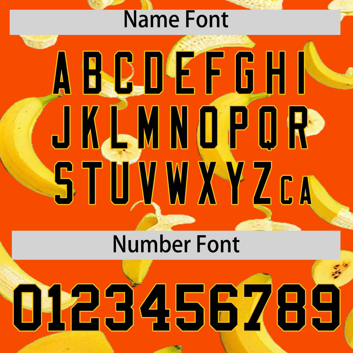 Custom Orange Banana Graffiti Pattern Fashion Authentic Baseball Jersey | Graffiti Pattern | Embroidery&amp;Dye-sublimation printing | KXKSHOP