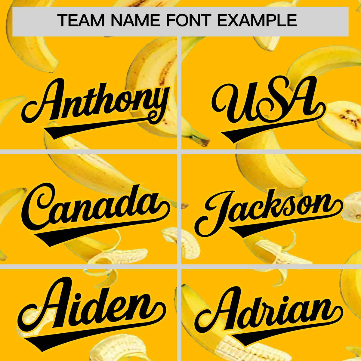 Custom Yellow Banana Graffiti Pattern Fashion Authentic Baseball Jersey | Graffiti Pattern | Embroidery&amp;Dye-sublimation printing | KXKSHOP