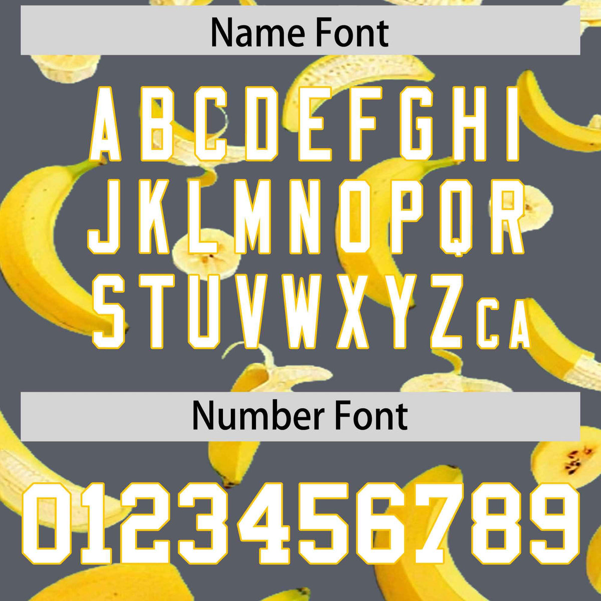 Custom Gray Banana Graffiti Pattern Fashion Authentic Baseball Jersey | Graffiti Pattern | Embroidery&amp;Dye-sublimation printing | KXKSHOP