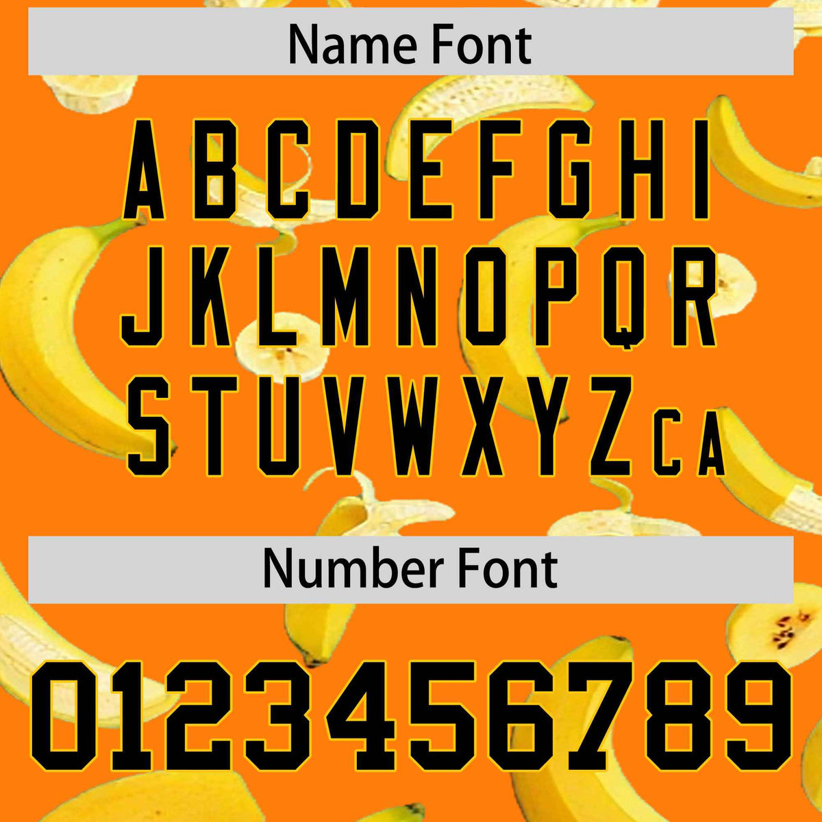 Custom Orange Banana Graffiti Pattern Fashion Authentic Baseball Jersey | Graffiti Pattern | Embroidery&amp;Dye-sublimation printing | KXKSHOP