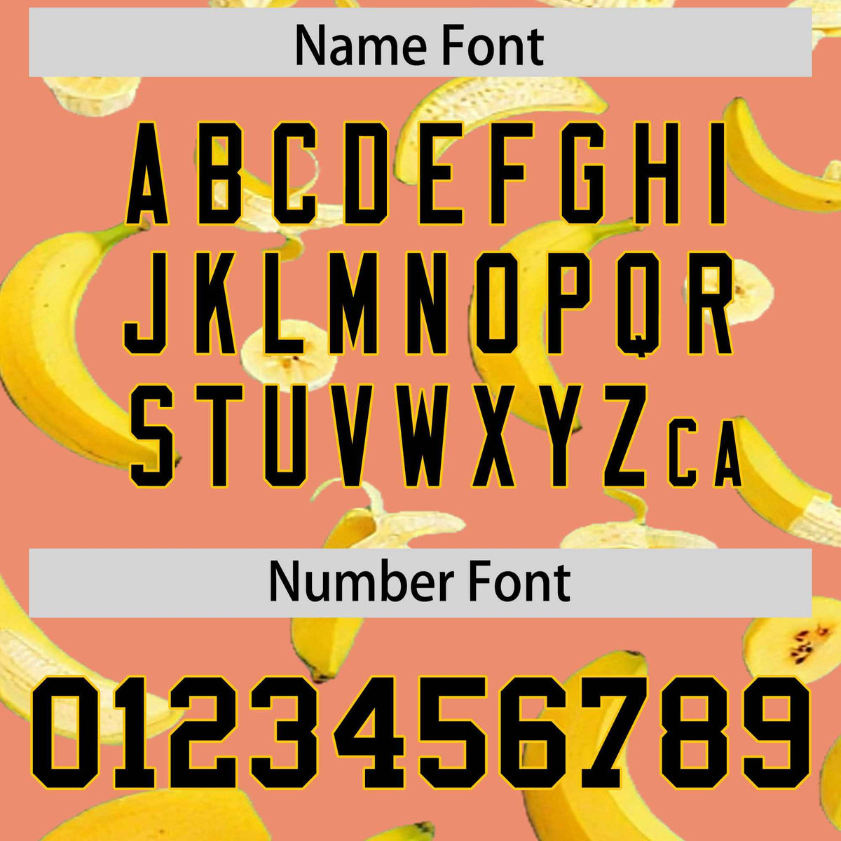 Custom Light Orange Banana Graffiti Pattern Fashion Authentic Baseball Jersey | Graffiti Pattern | Embroidery&amp;Dye-sublimation printing | KXKSHOP