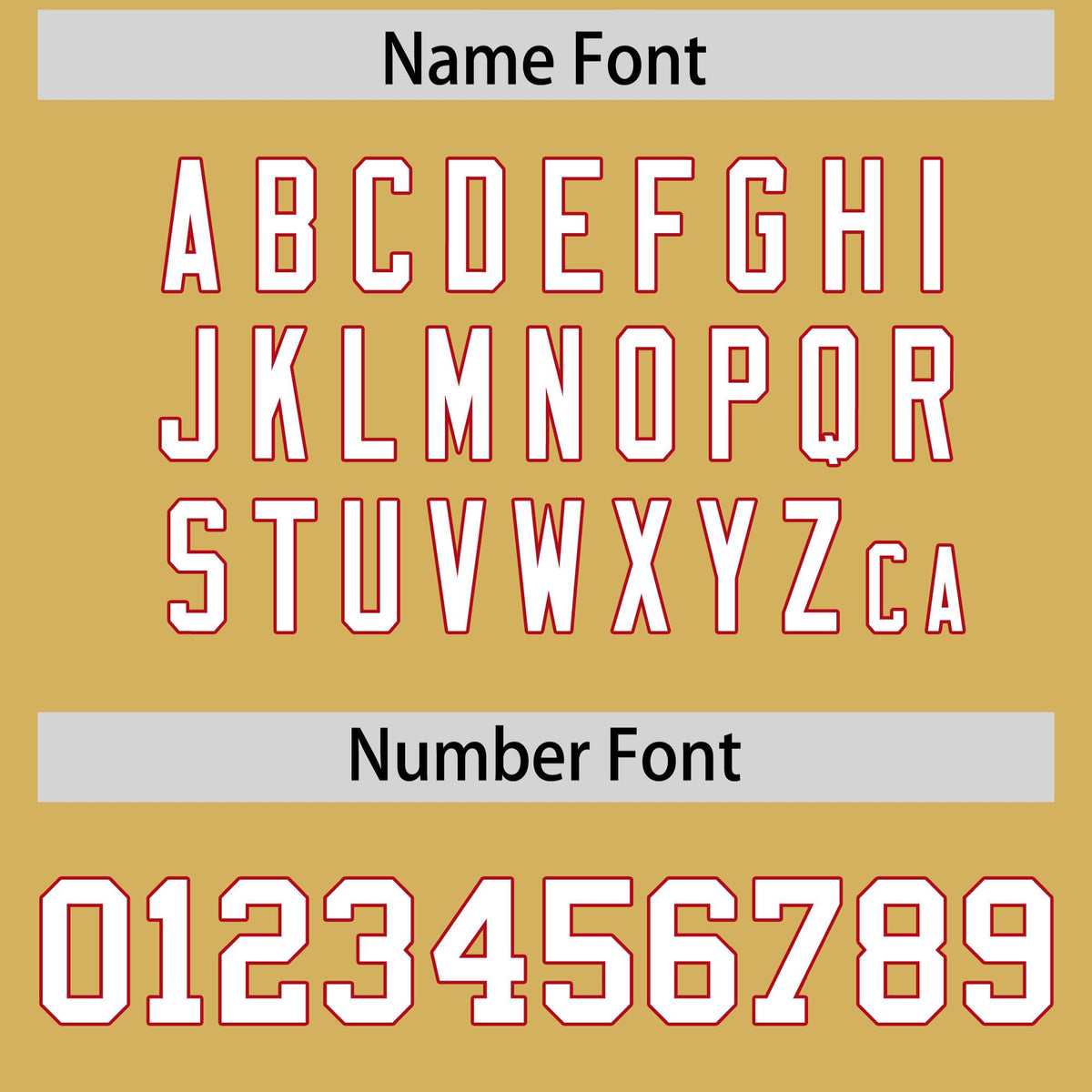 Custom Old Gold Red Star Pattern Thick Stripes Baseball Jersey