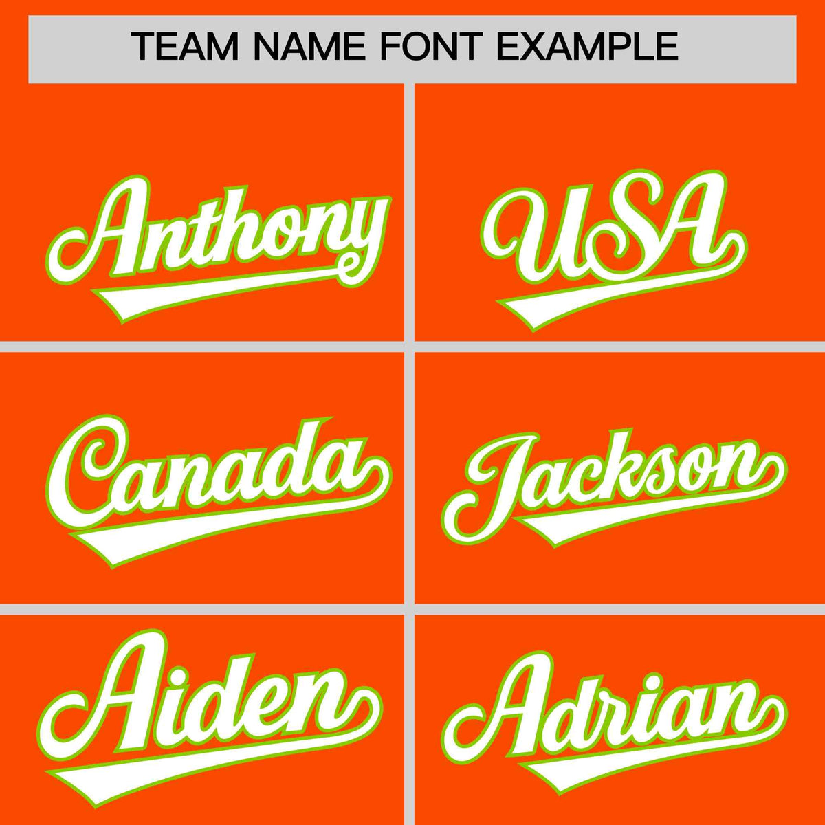 Custom Orange Neon Green Star Pattern Thick Stripes Baseball Jersey| KXKSHOP