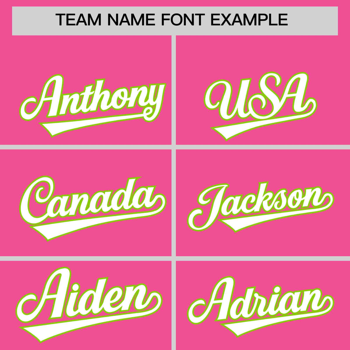 Custom Pink Neon Green Star Pattern Thick Stripes Baseball Jersey| KXKSHOP