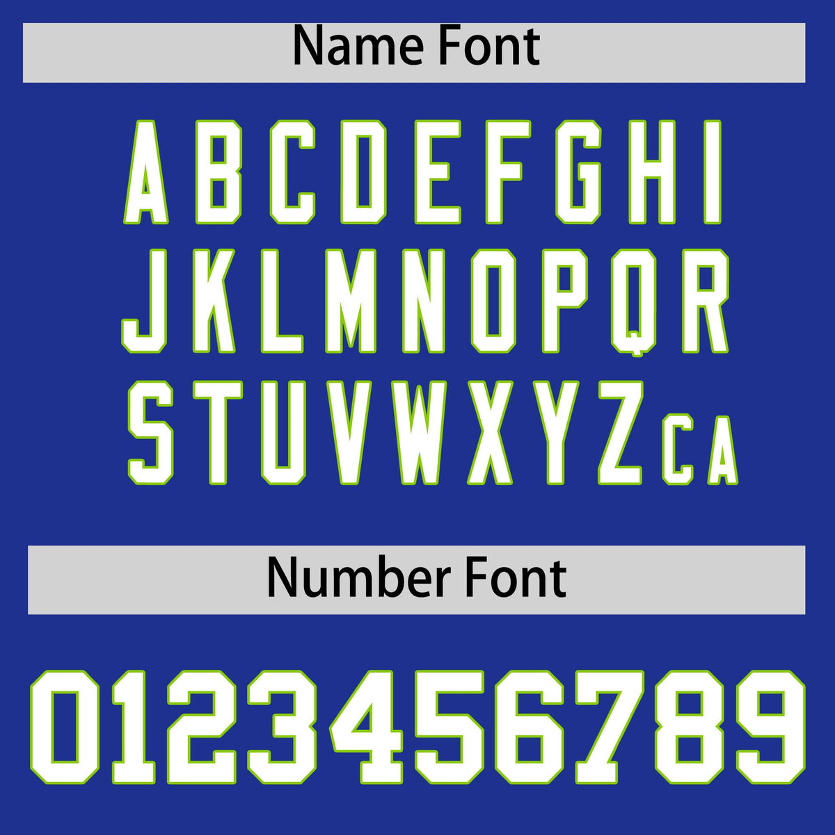 Custom Royal Blue Neon Green Star Pattern Thick Stripes Baseball Jersey| KXKSHOP