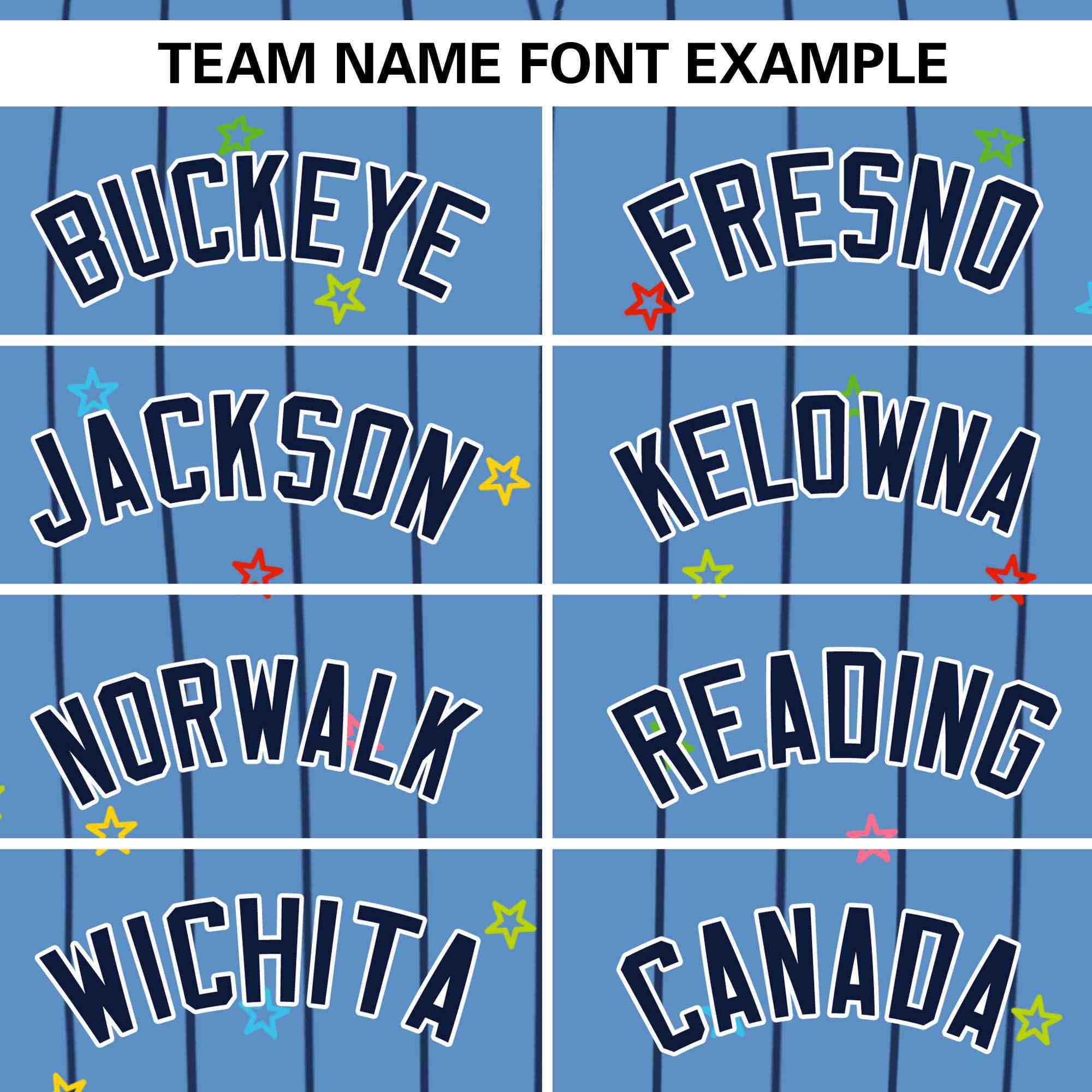 Custom Light Blue Navy Stripe Fashion Personalized Star Pattern Authentic Baseball Jersey