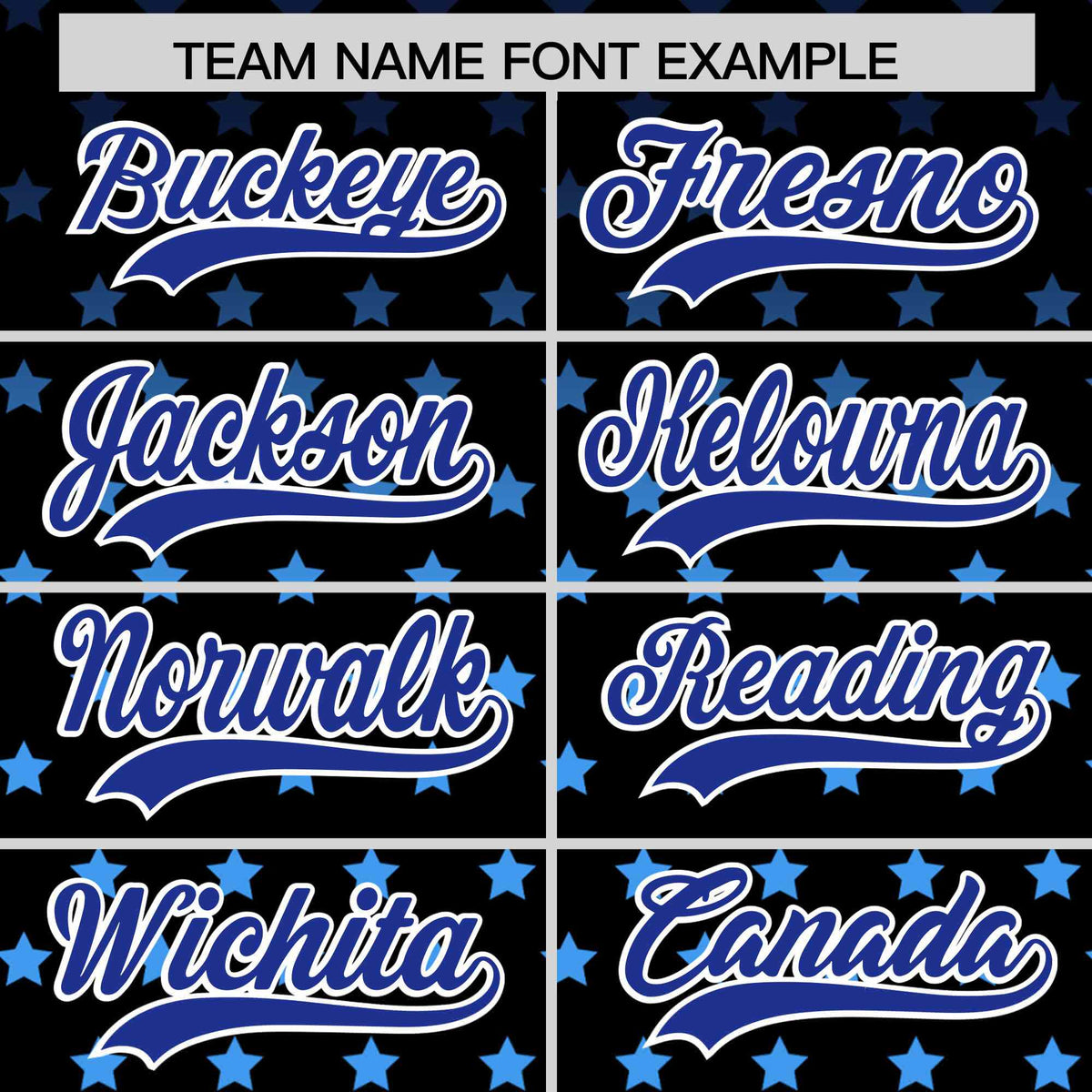 Custom Black Royal-White Raglan Sleeve Personalized Star Print Authentic Baseball Jersey