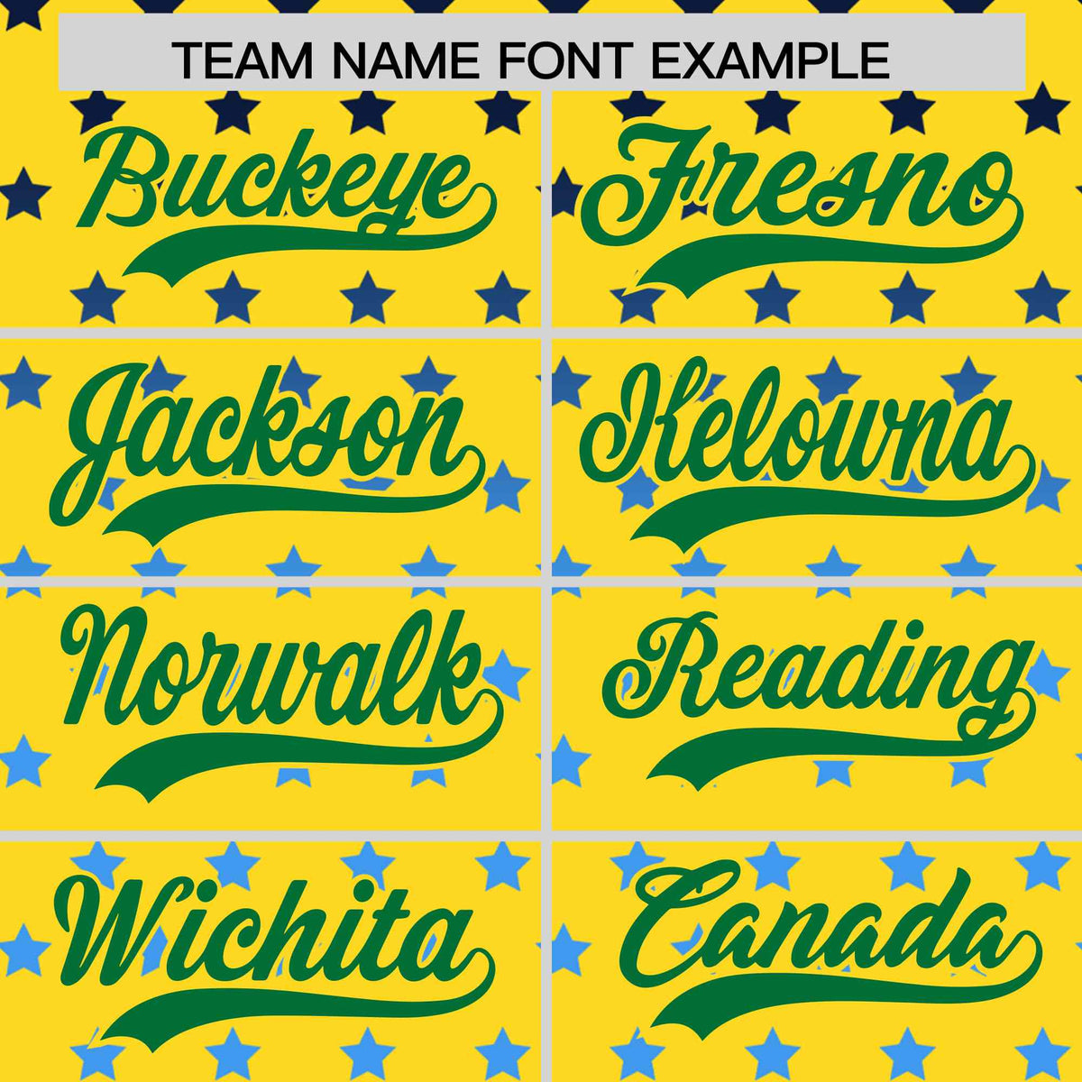 Custom Gold Kelly Green-White Raglan Sleeve Personalized Star Print Authentic Baseball Jersey