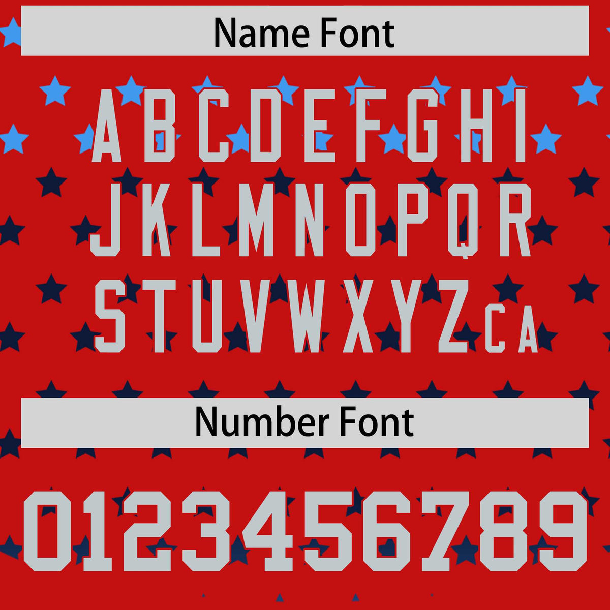 Custom Red Silver-White Raglan Sleeve Personalized Star Print Authentic Baseball Jersey