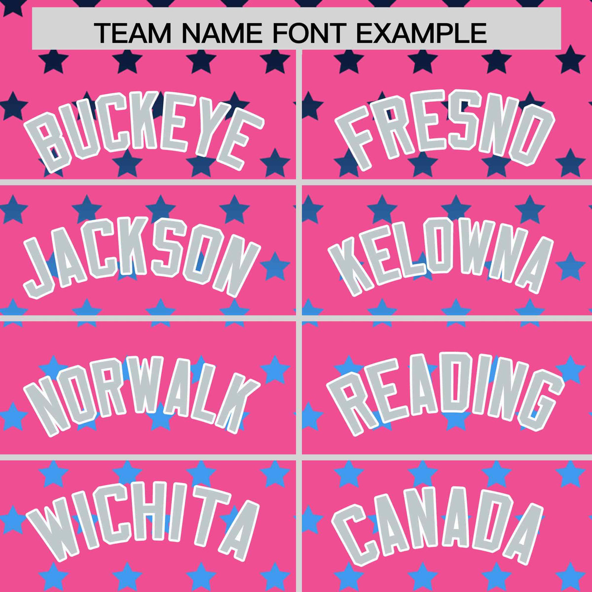 Custom Pink Silver-White Raglan Sleeve Personalized Star Print Authentic Baseball Jersey