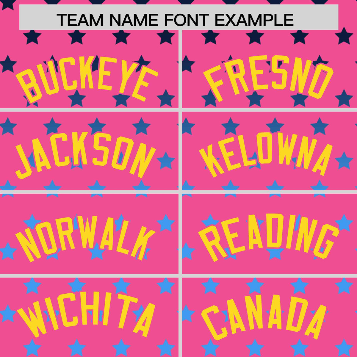 Custom Pink Gold-White Raglan Sleeve Personalized Star Print Authentic Baseball Jersey