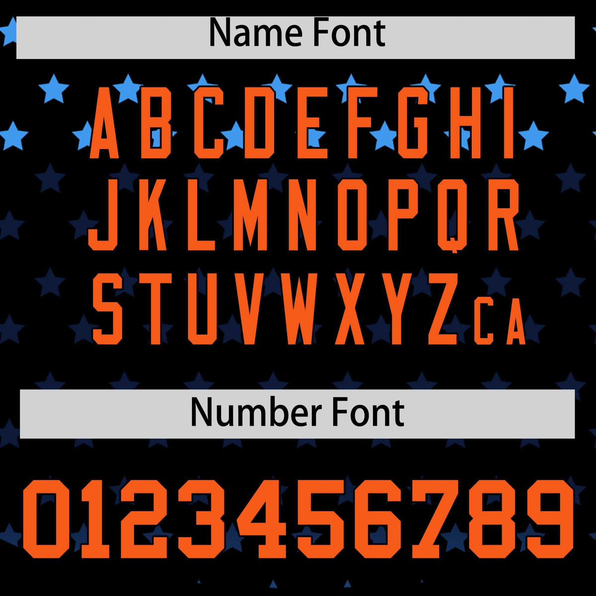 Custom Black Orange-White Raglan Sleeve Personalized Star Print Authentic Baseball Jersey