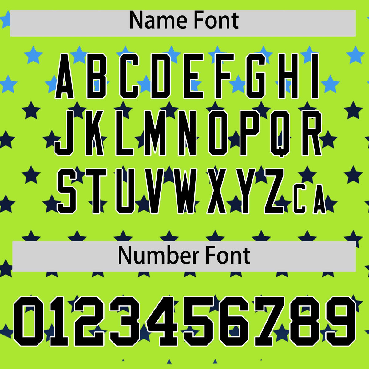 Custom Neon Green Black-White Raglan Sleeve Personalized Star Print Authentic Baseball Jersey