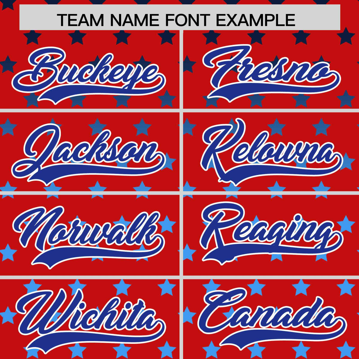 Custom Red Royal-White Raglan Sleeve Personalized Star Print Authentic Baseball Jersey