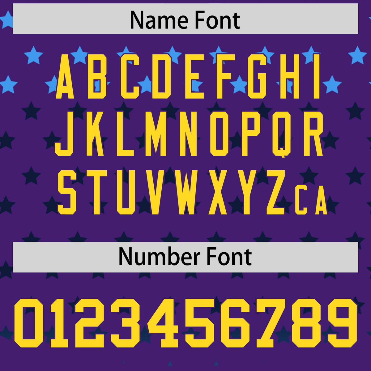 Custom Purple Gold-White Raglan Sleeve Personalized Star Print Authentic Baseball Jersey