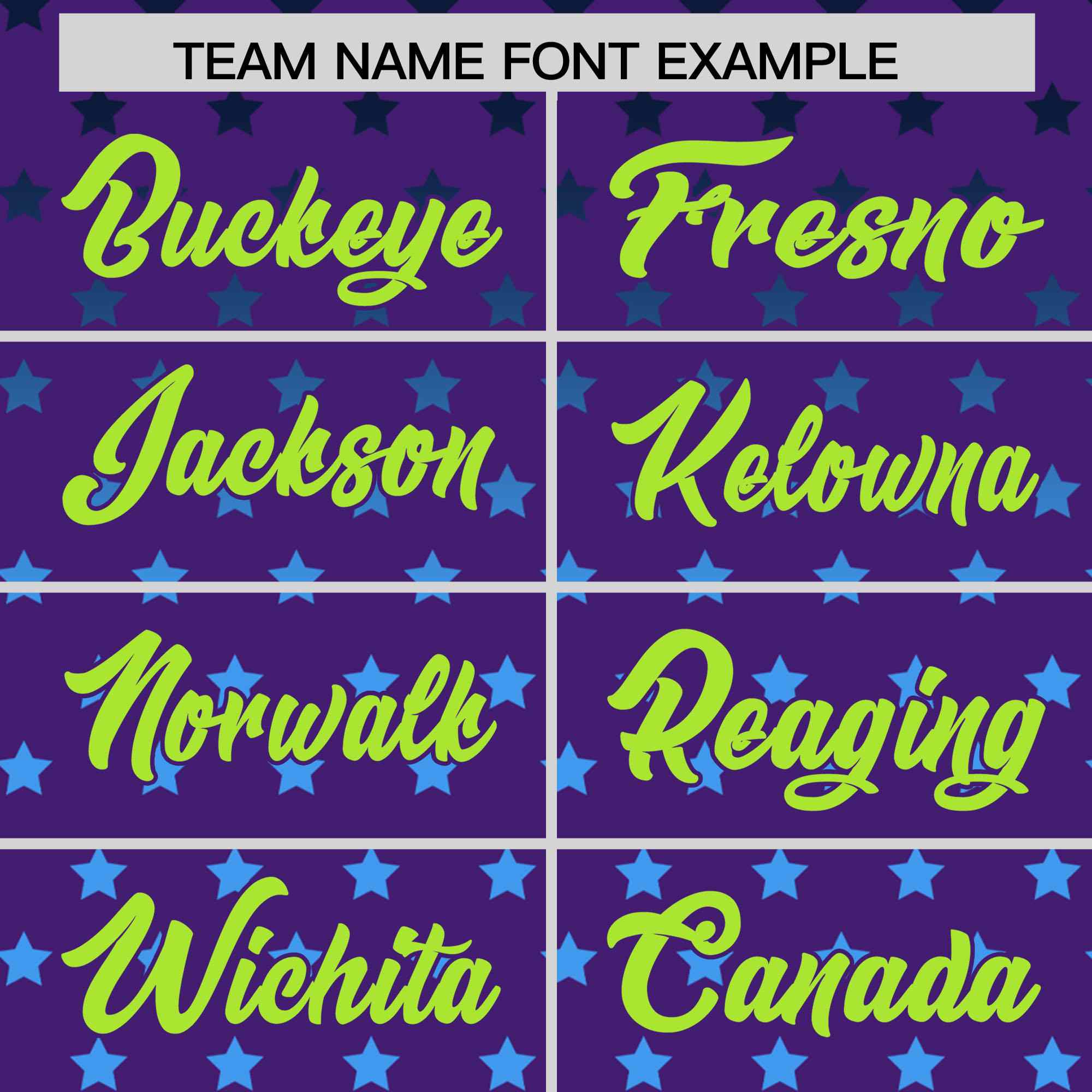Custom Purple Neon Green-White Raglan Sleeve Personalized Star Print Authentic Baseball Jersey