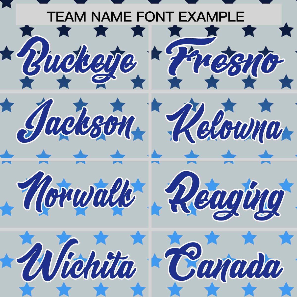 Custom Silver Royal-White Raglan Sleeve Personalized Star Print Authentic Baseball Jersey