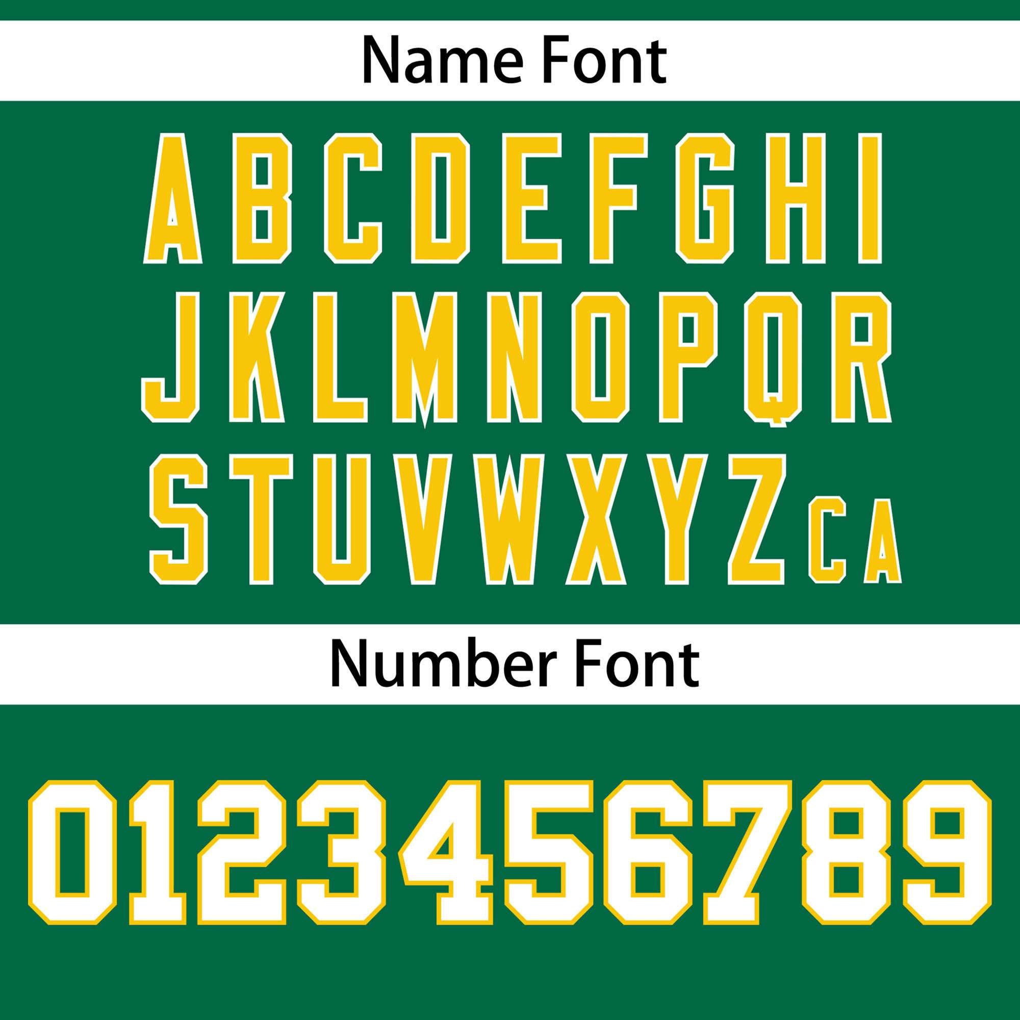 Custom Kelly Green Gold Gradient Side Personalized Star Pattern Authentic Baseball Jersey