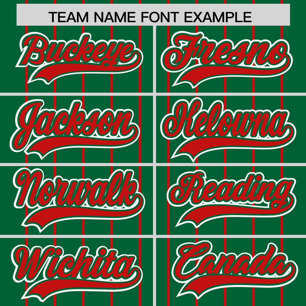 Custom Kelly Green Red Stripe Fashion Sleeves Gradient Authentic Baseball Jersey