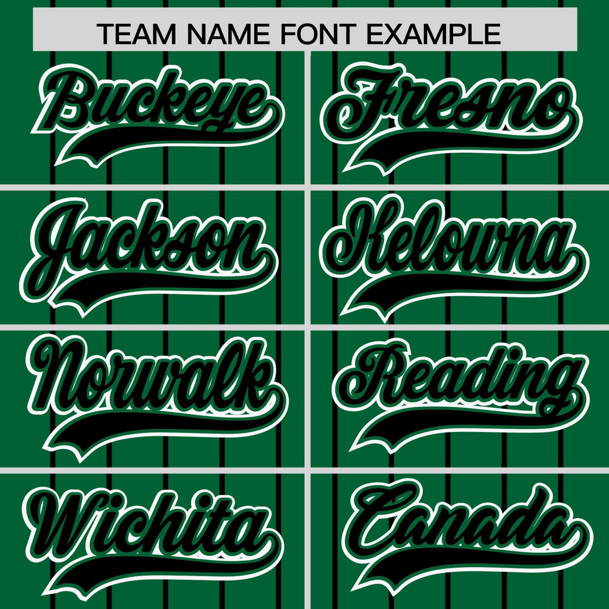 Custom Kelly Green Black Stripe Fashion Sleeves Gradient Authentic Baseball Jersey