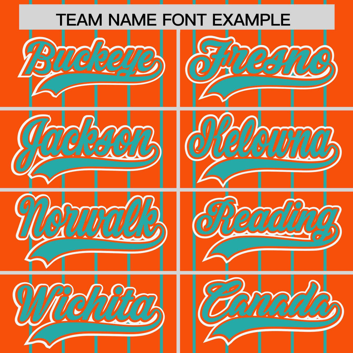 Custom Orange Aqua Stripe Fashion Sleeves Gradient Authentic Baseball Jersey