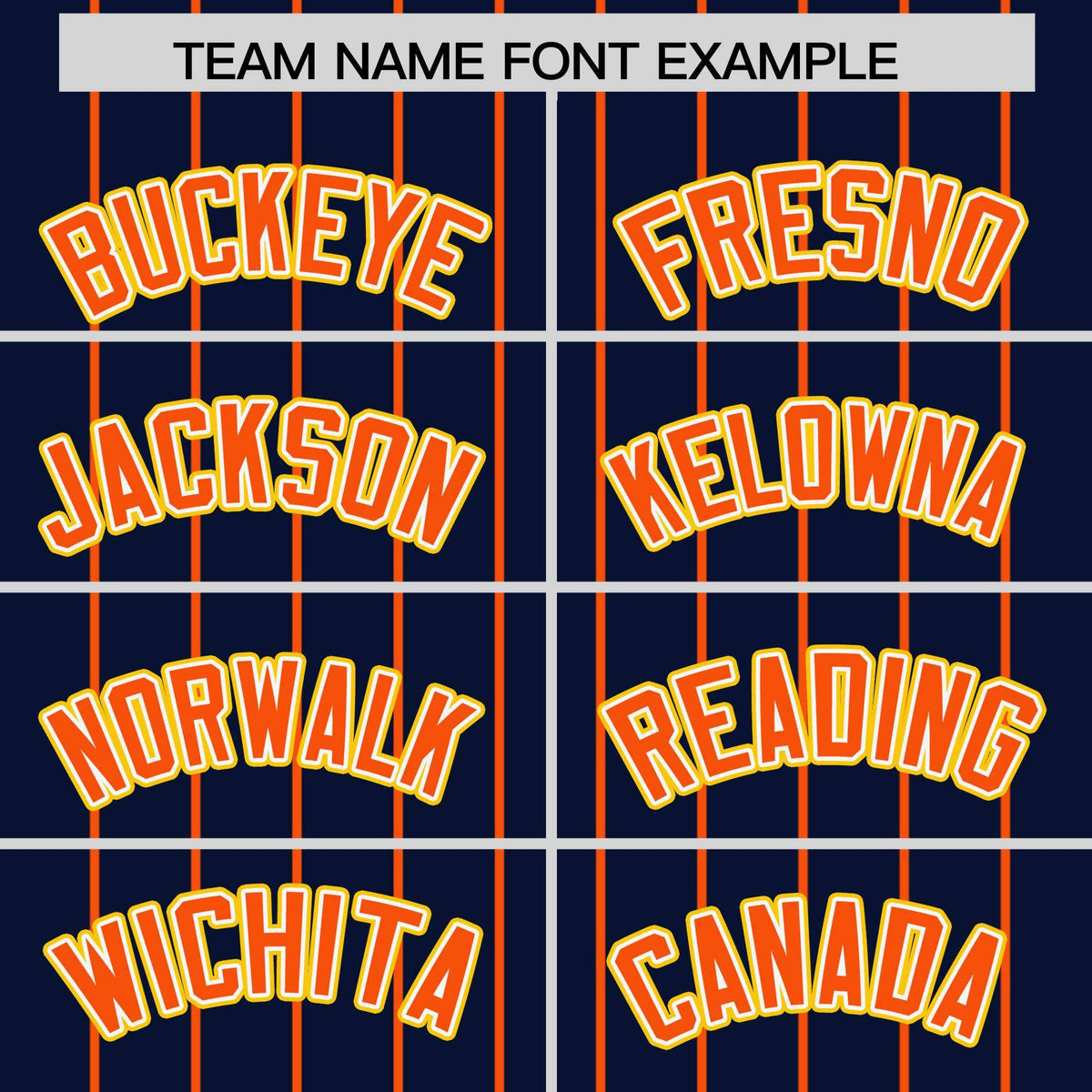 Custom Navy Orange Stripe Fashion Sleeves Gradient Authentic Baseball Jersey