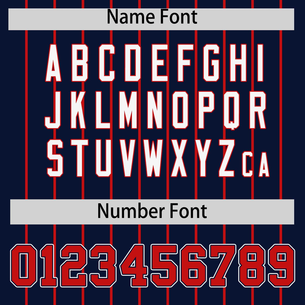 Custom Navy Red Stripe Fashion Sleeves Gradient Authentic Baseball Jersey