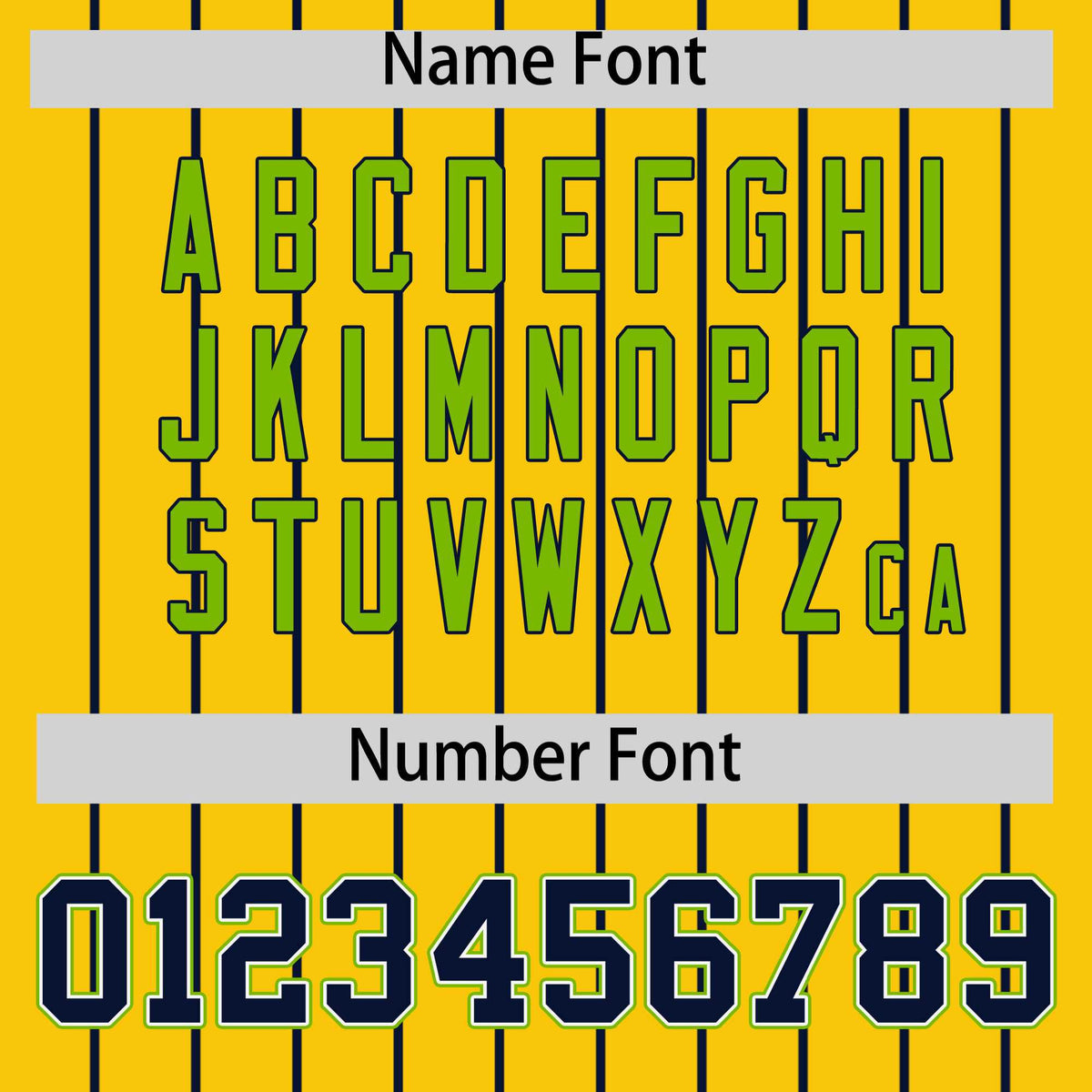 Custom Gold Navy Stripe Fashion Sleeves Gradient Authentic Baseball Jersey