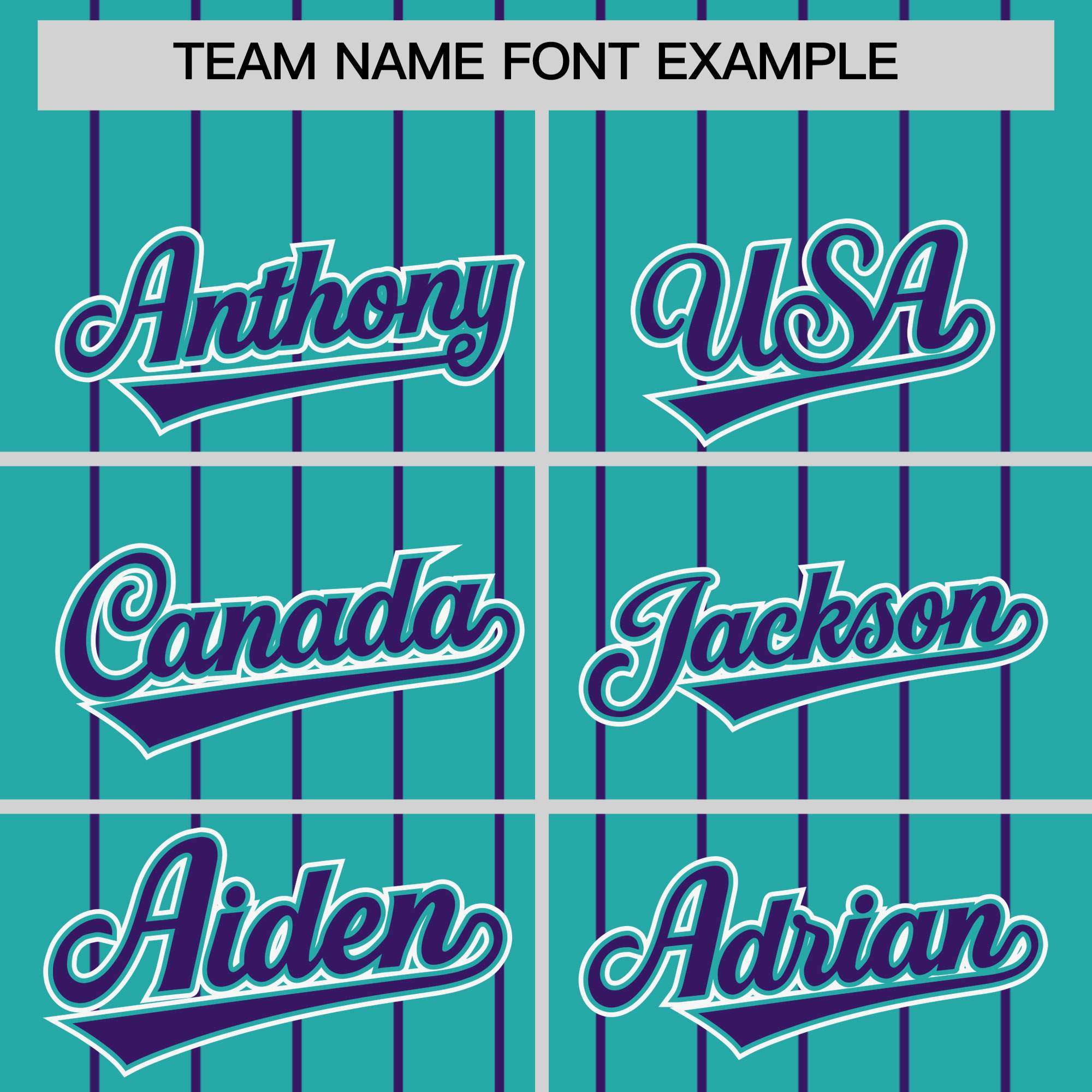 Custom Aqua Purple Stripe Fashion Sleeves Gradient Authentic Baseball Jersey