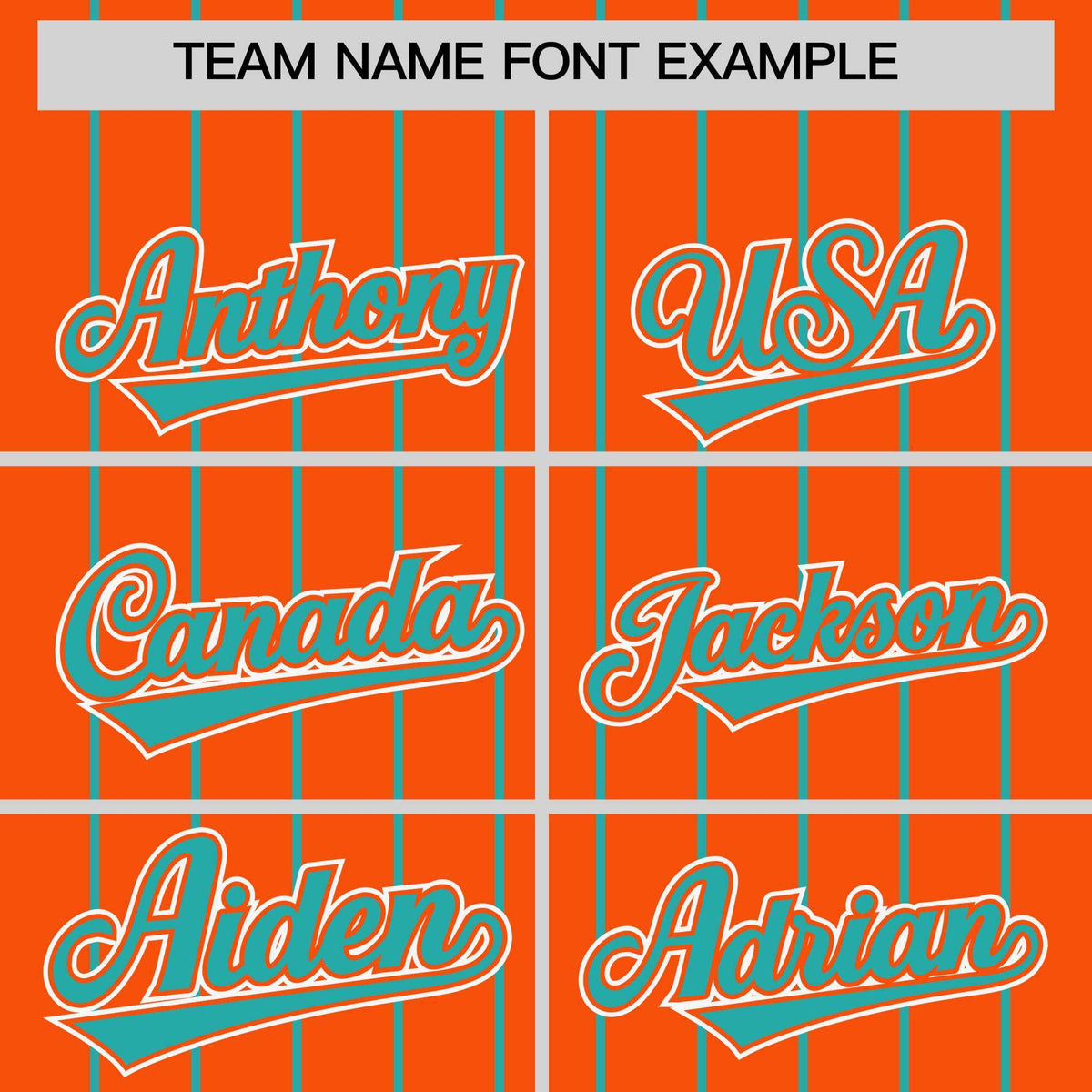 Custom Orange Aqua Stripe Fashion Sleeves Gradient Authentic Baseball Jersey