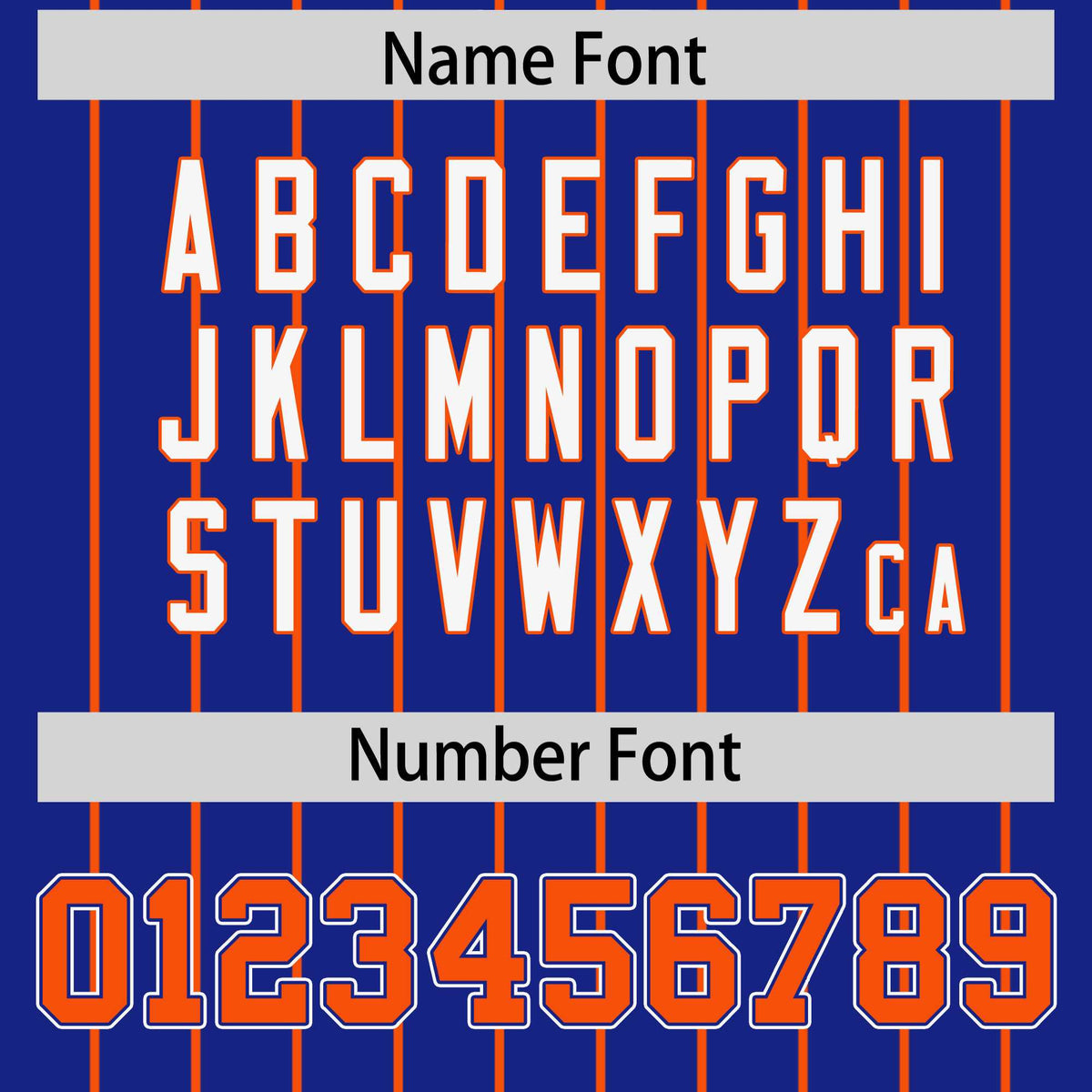 Custom Royal Orange Stripe Fashion Sleeves Gradient Authentic Baseball Jersey