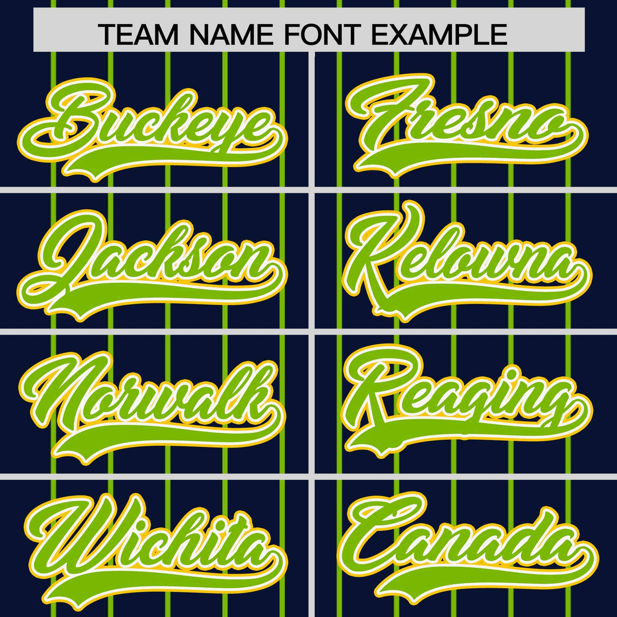 Custom Navy Neon Green Stripe Fashion Sleeves Gradient Authentic Baseball Jersey