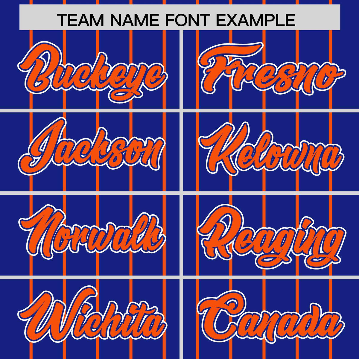 Custom Royal Orange Stripe Fashion Sleeves Gradient Authentic Baseball Jersey