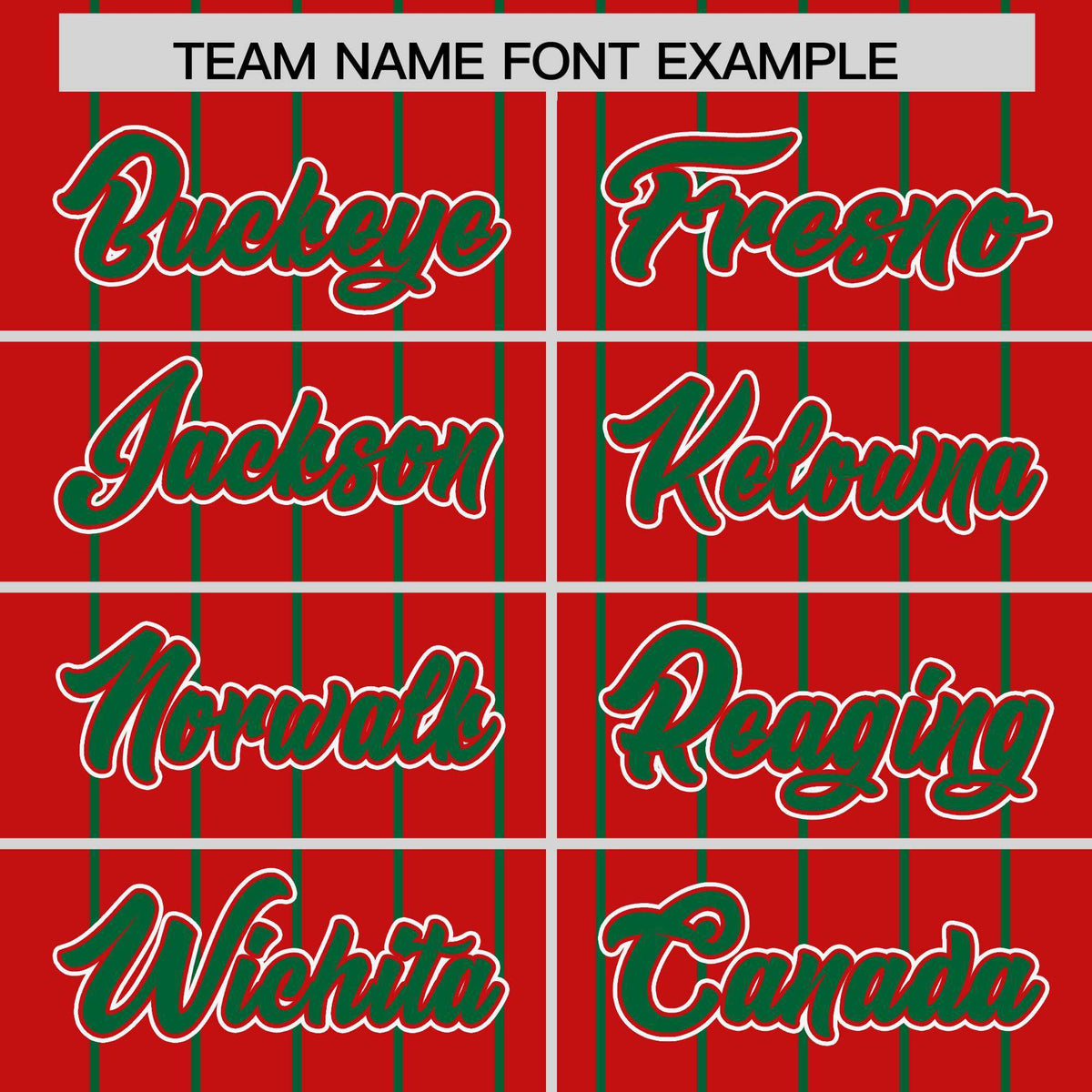 Custom Red Kelly Green Stripe Fashion Sleeves Gradient Authentic Baseball Jersey