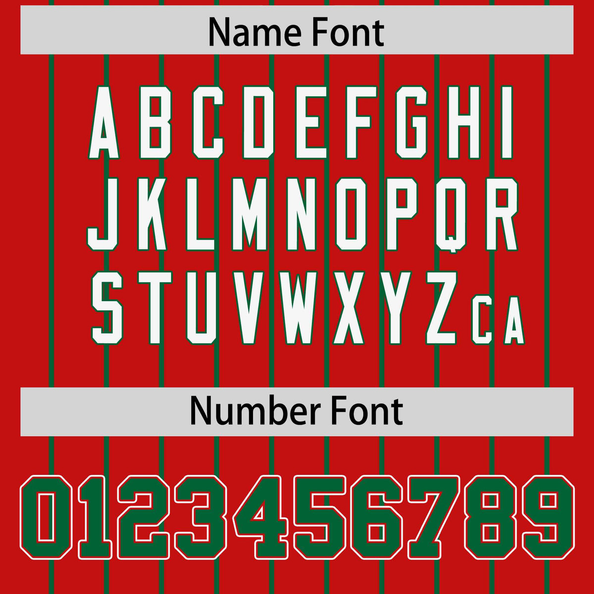 Custom Red Kelly Green Stripe Fashion Sleeves Gradient Authentic Baseball Jersey